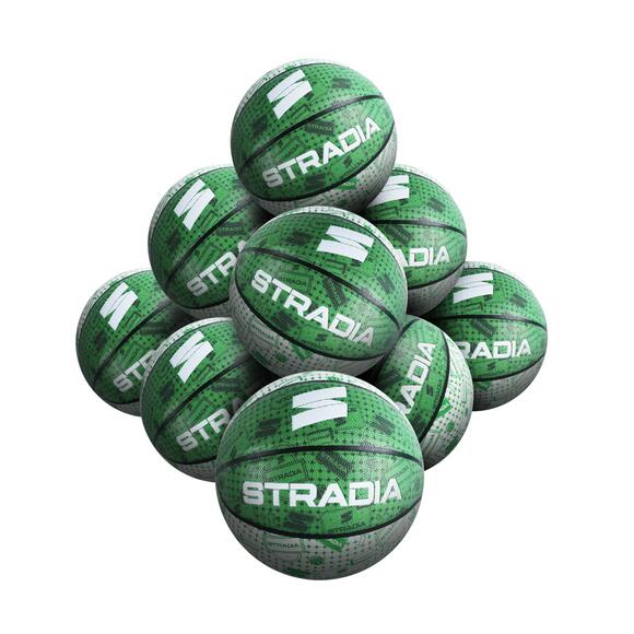STRADIA “FIRE BALL” Basketball – Sizes 5, 6, 7 – Pack of 10