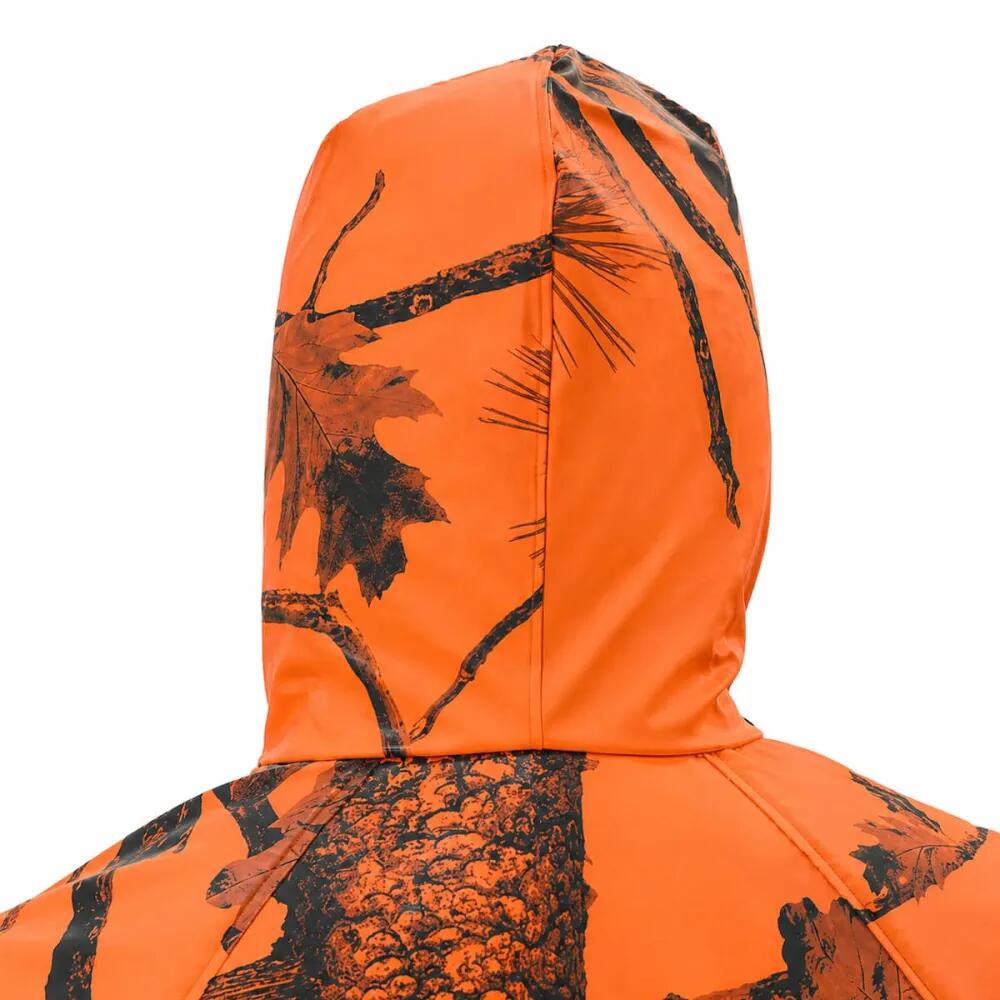 Veste de pluie Treeland étanche camo orange blaze M à 4XL 4/5