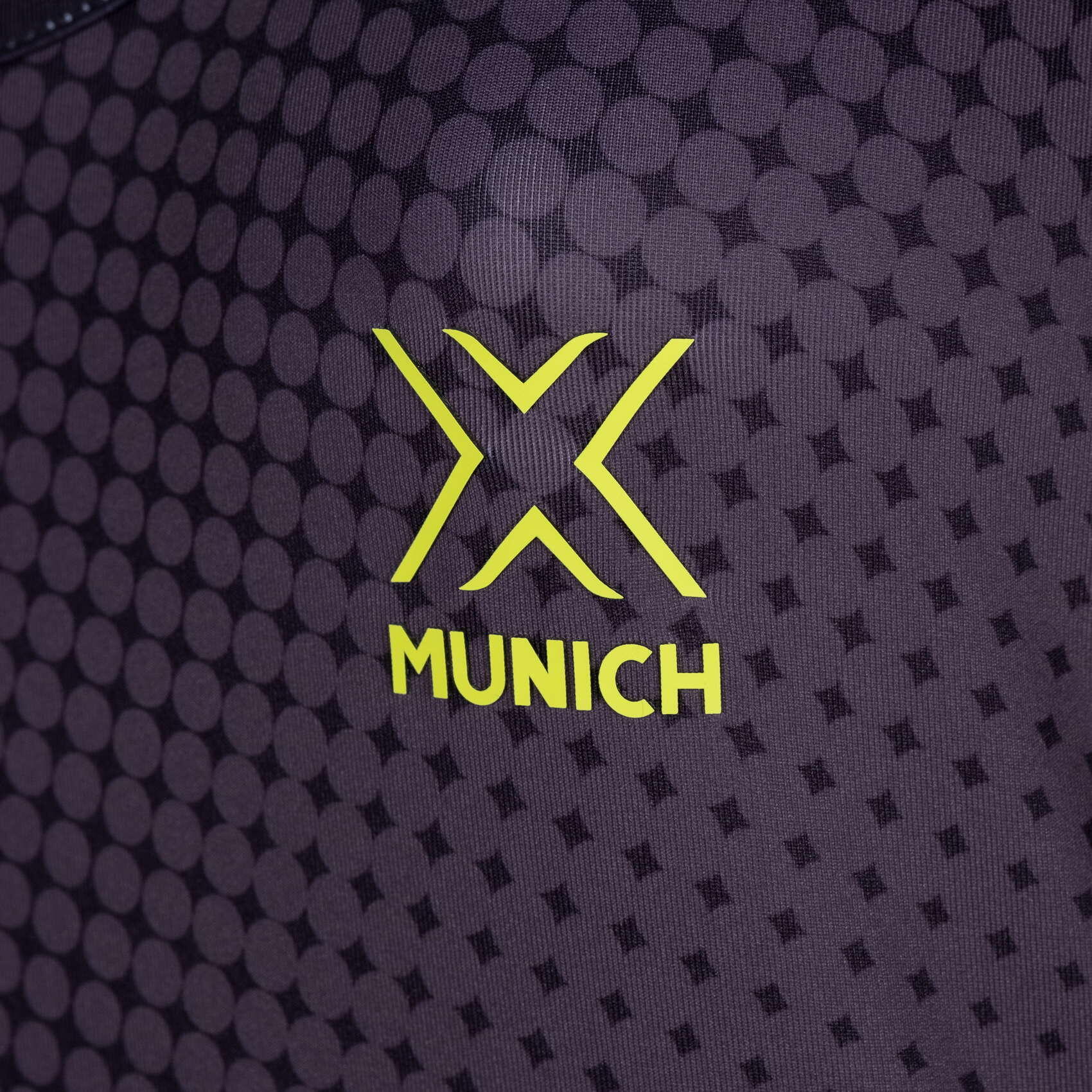 T-shirt smanicata MUNICH Top Club in poliestere-elastan nero 4/5