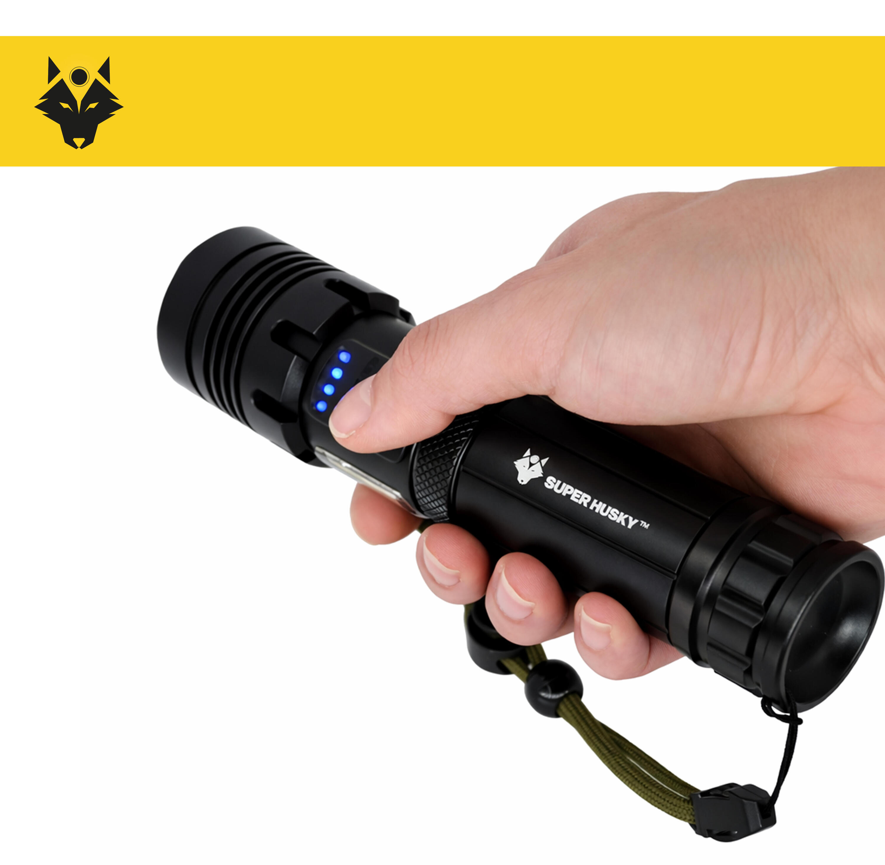 Lampe Torche Ultra Puissante EXTRA200 - 2000 Lumens / Rechargeable 2/7
