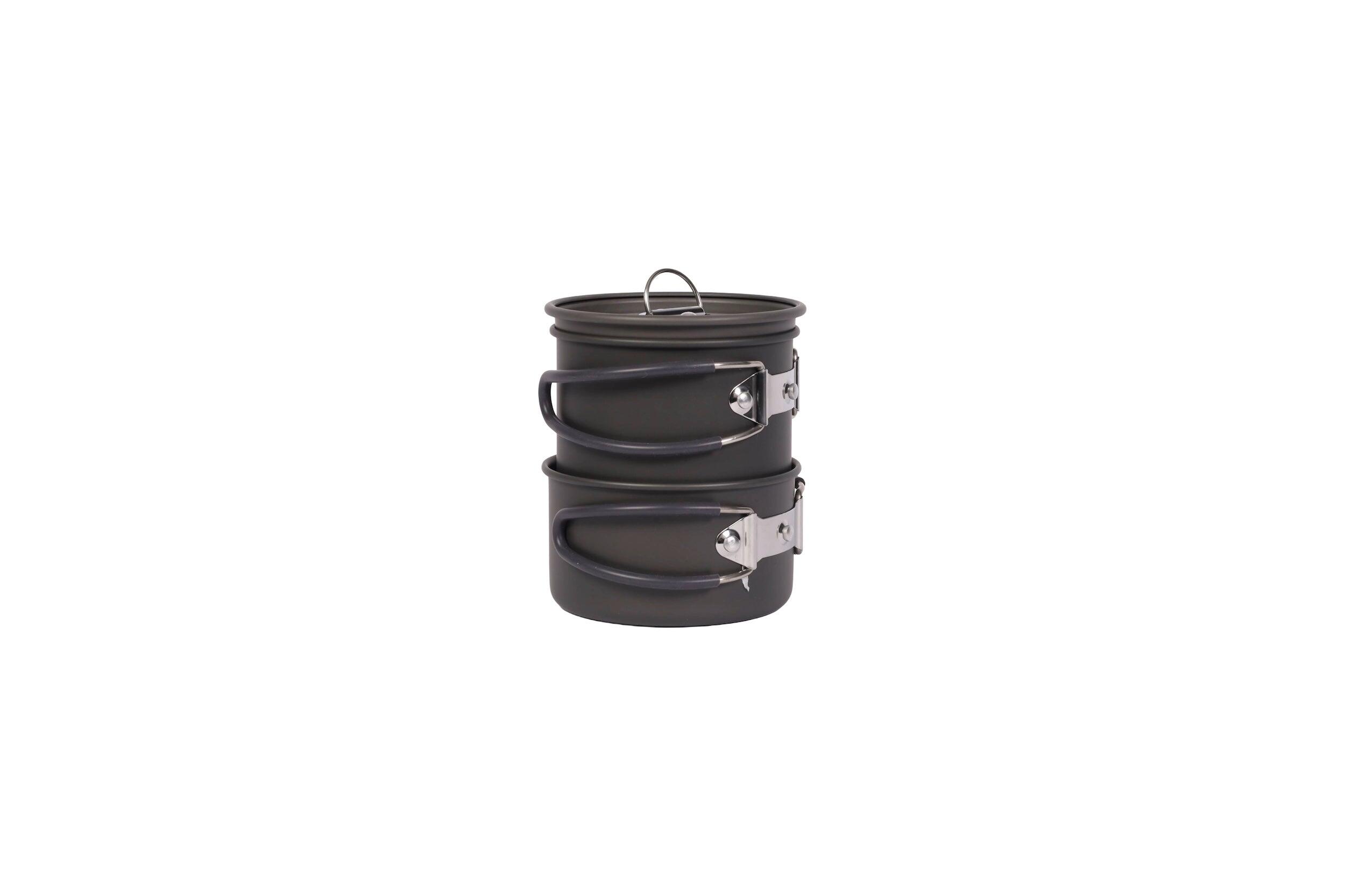 Pannenset Camping 2-delig 0,85 L + 0,4 L aluminium 235 g Camp Guru 3/4