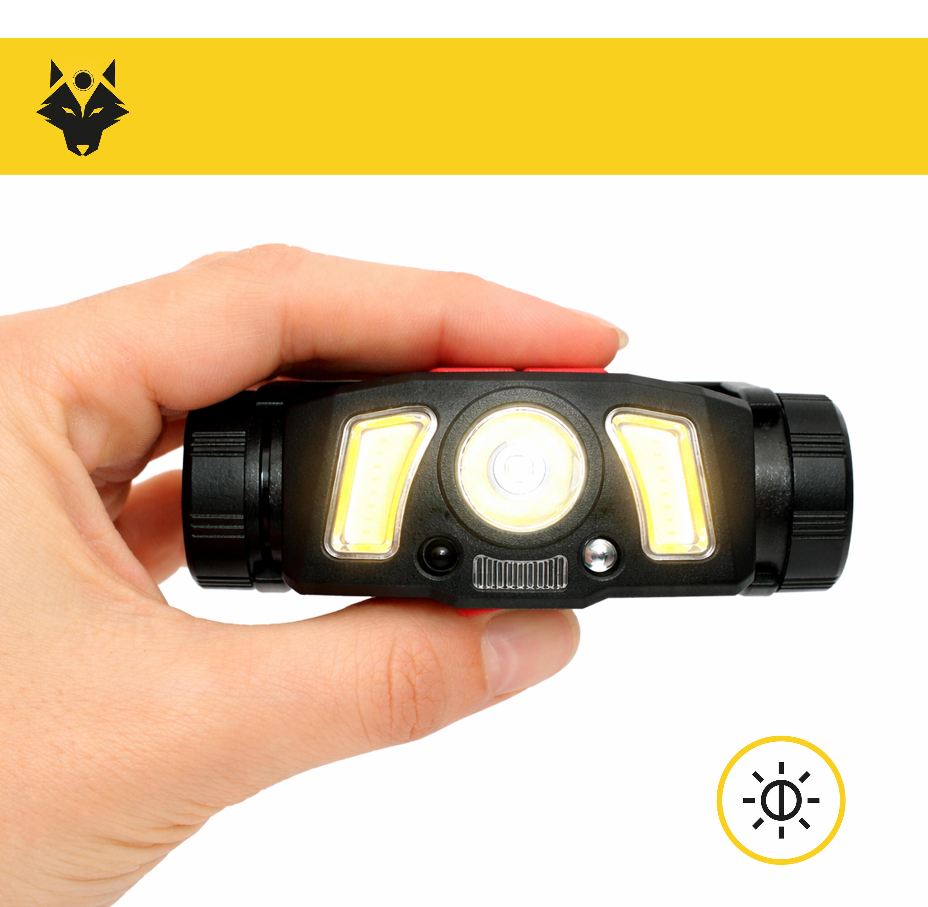 Frontale et Vélo HYBRID600 - 300 lumens / Rechargeable 4/7