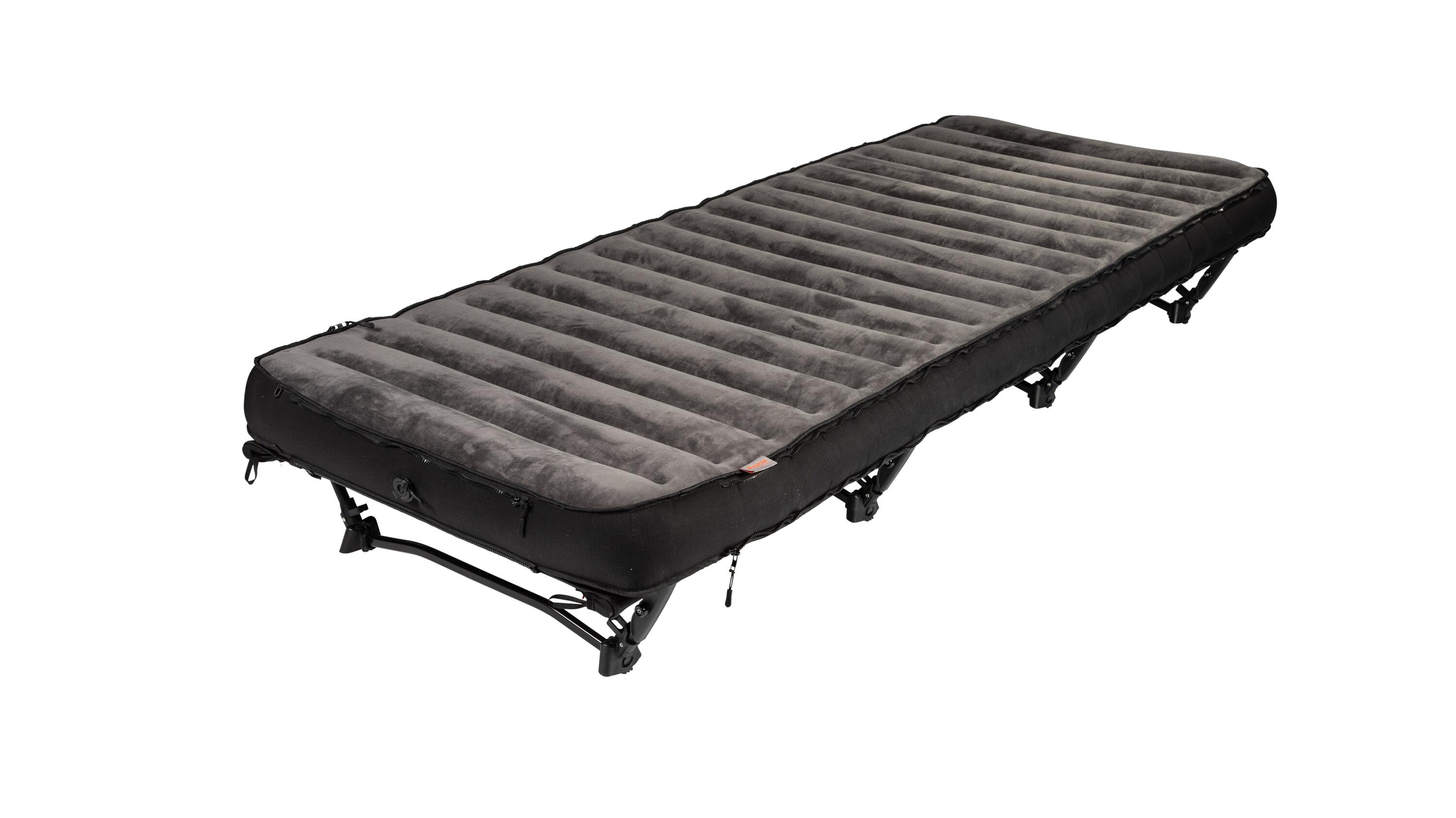 Veldbed Camping met luchtmatras 203x80x40 cm koppelbaar Thivet High Sleeper 2/7