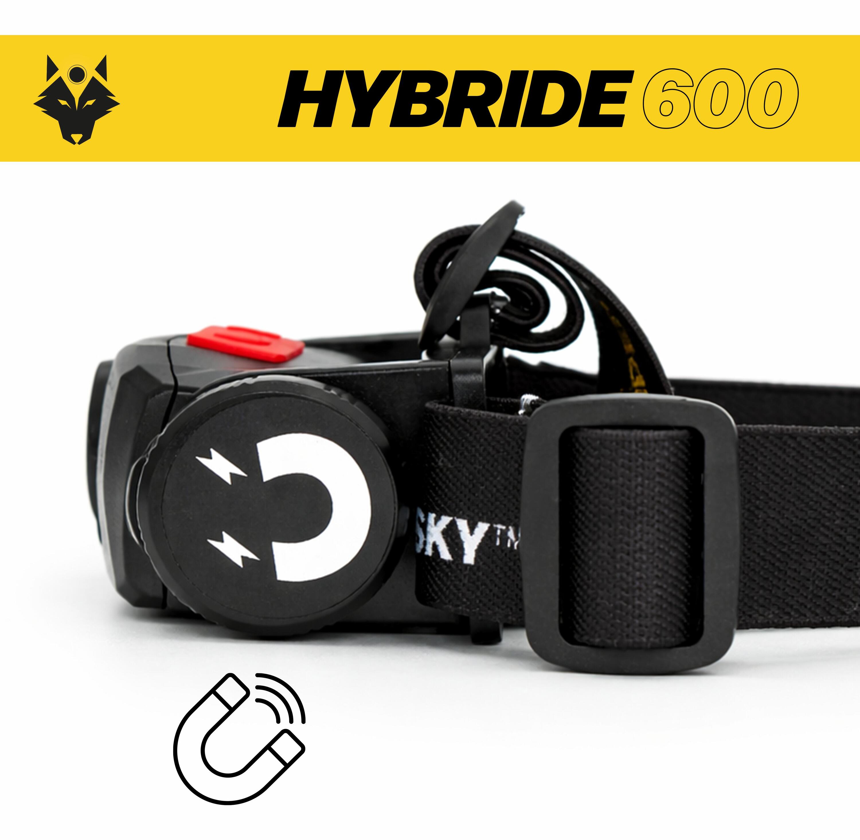 Frontale et Vélo HYBRID600 - 300 lumens / Rechargeable 5/7