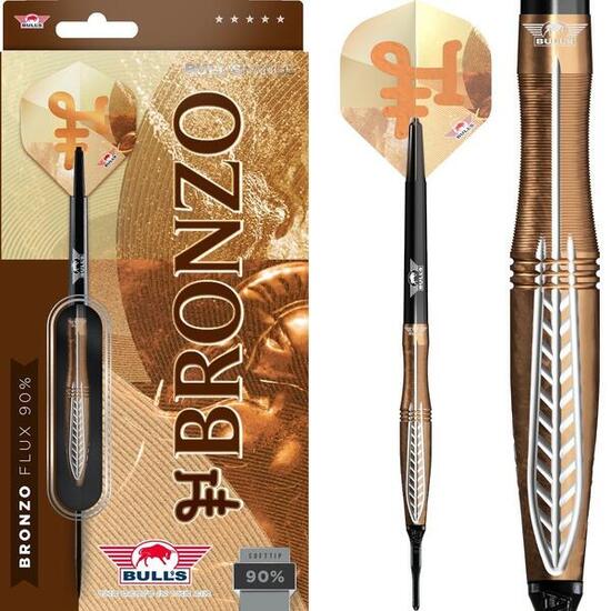 Bronzo Flux 90% Softtip Dartpijlen