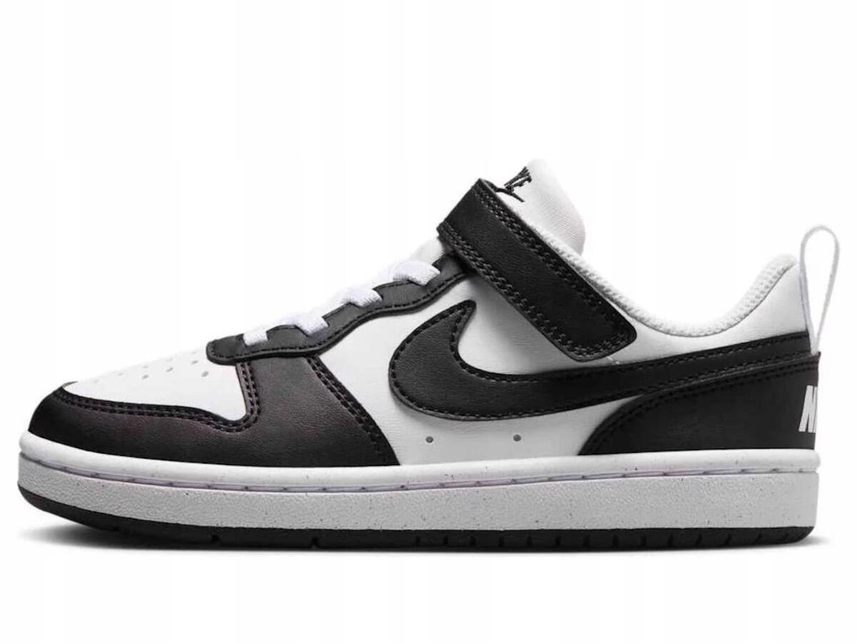 Nike Court Borough scarpe bimbi bianco nero 3/7
