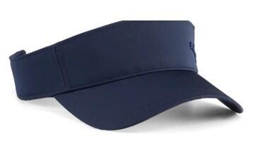 Visiera da golf sportiva Puma da donna, blu navy 2/3