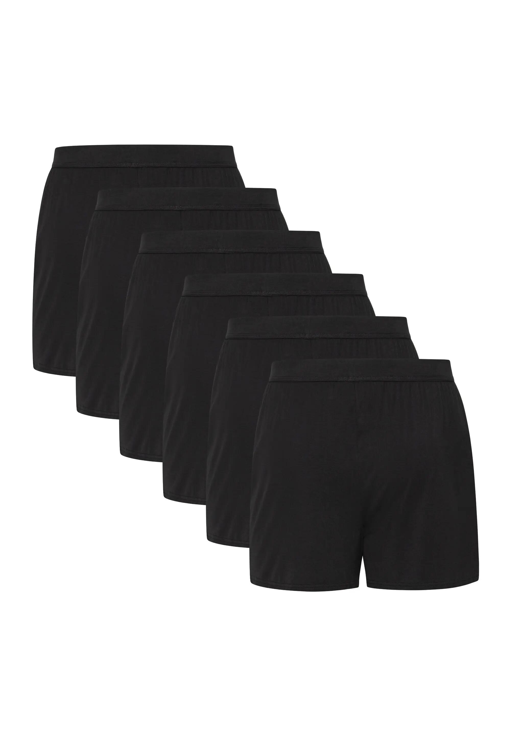 Boxer uomo vestibilità ampia bambù traspiranti con bottone 6 paia 2/5