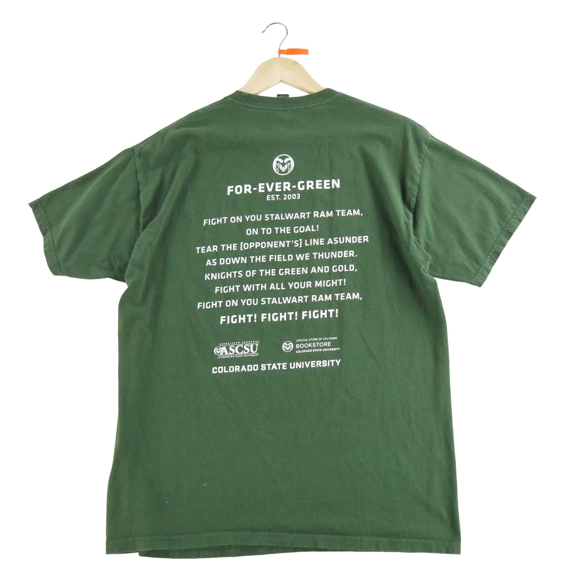 Seconde vie - T-shirt manches courtes Homme  Vert - État correct 2/7