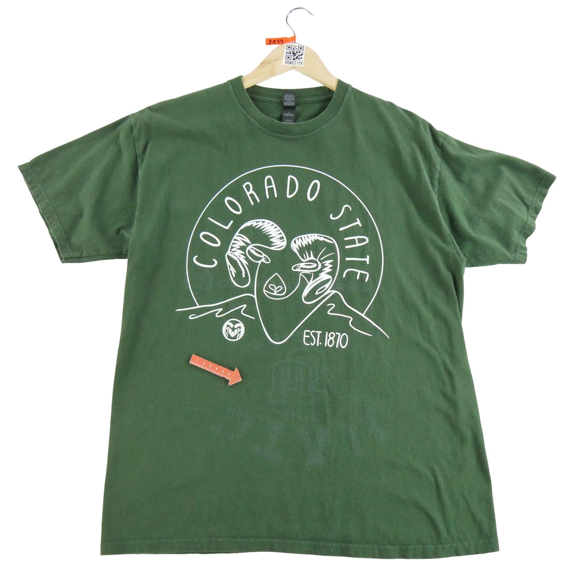 Seconde vie - T-shirt manches courtes Homme  Vert - État correct 7/7