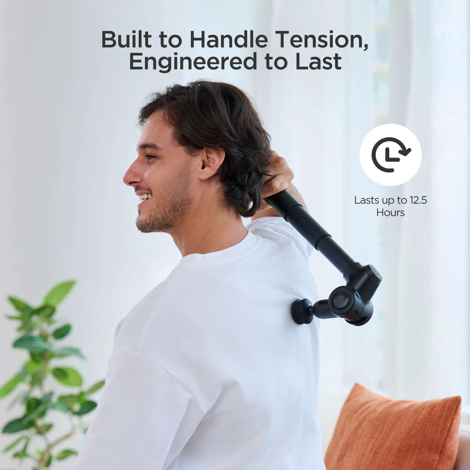 Pistolet de massage corporel ajustable Mytrex Rebive EX FIT noir. 7/7