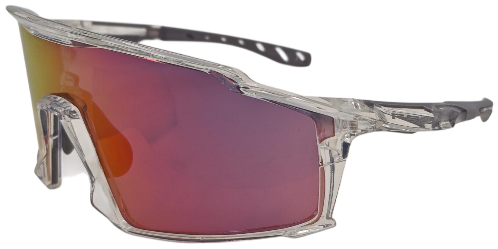 Okulary sportowe FUZLU FS1 TY-27701 High Contrast UV400 rowerowe grey