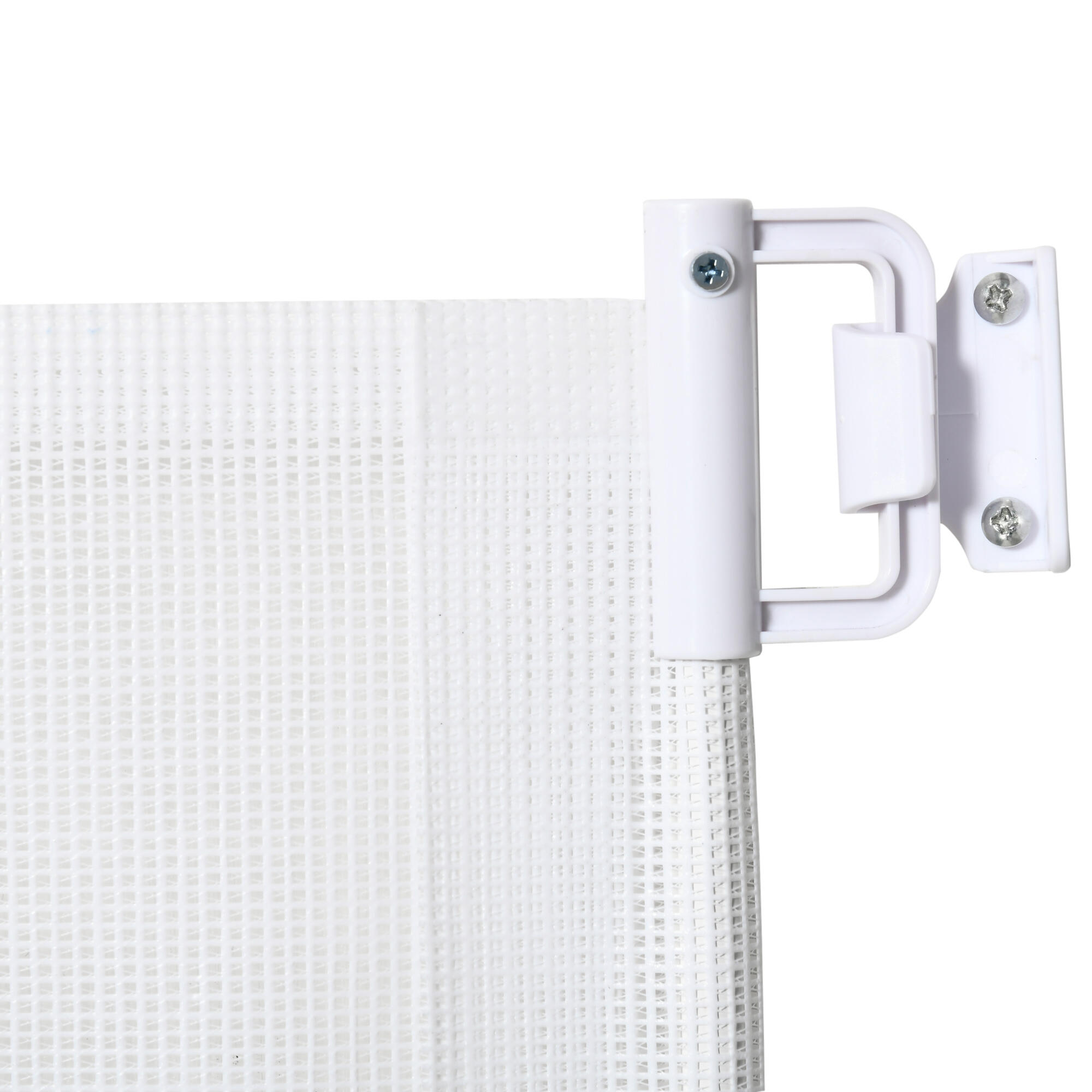 Barrera de Seguridad PawHut 115x5.5x82.5 cm Blanco 4/5