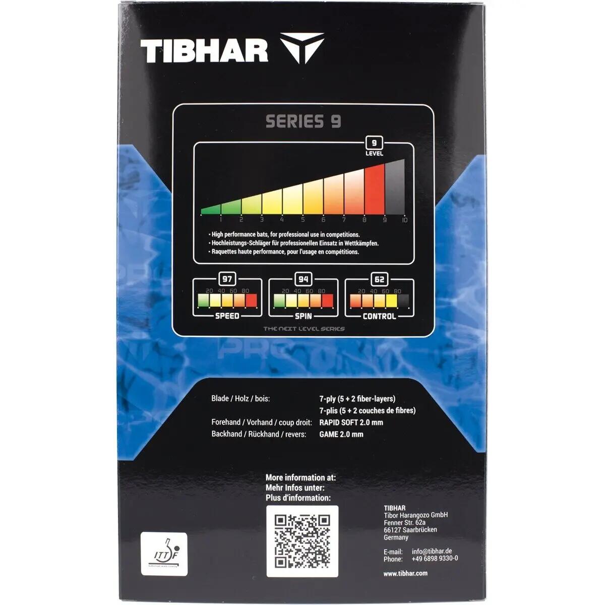 Raquette de tennis de table Tibhar PRO Blue Edition 5/5