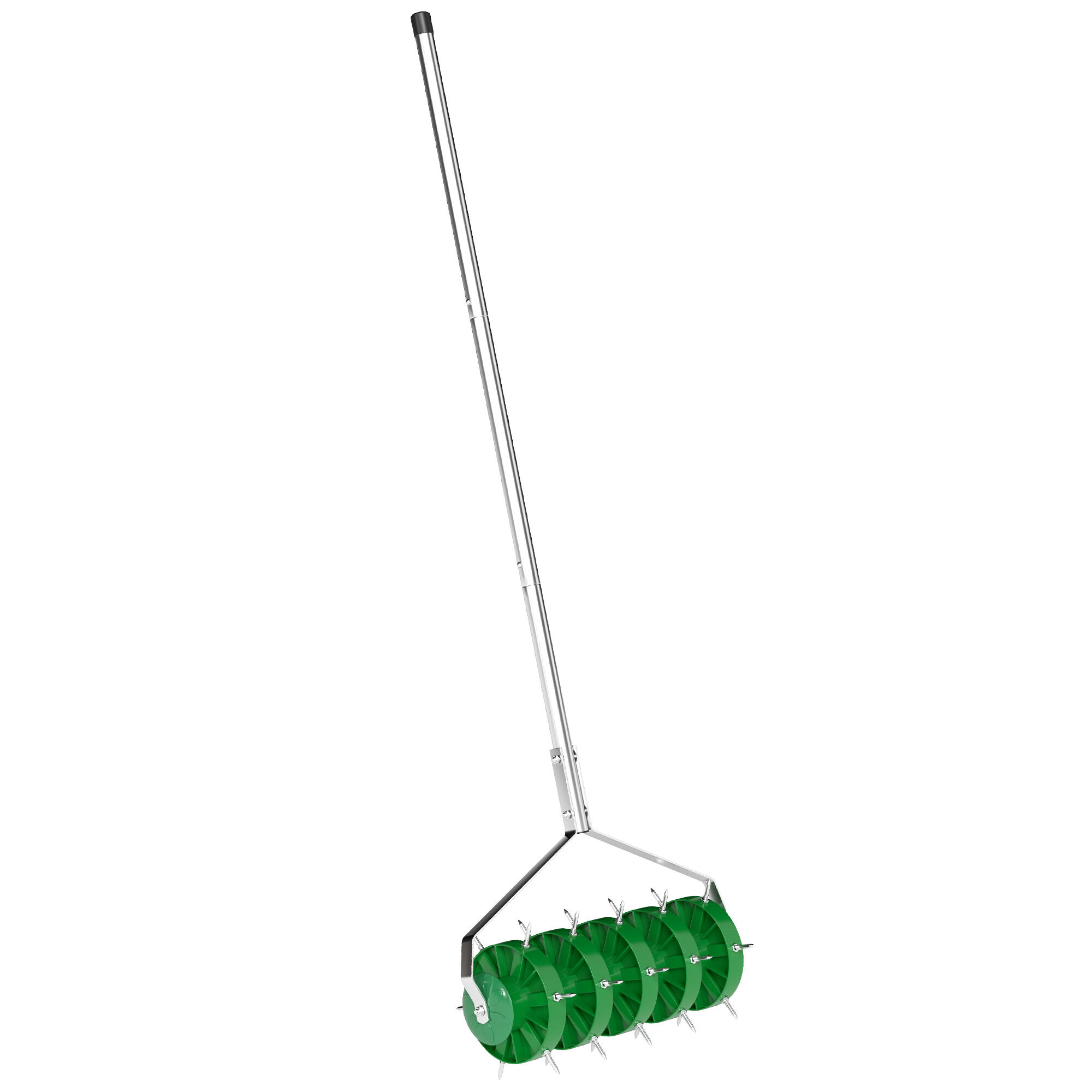 Aireador de Césped Outsunny 45x21x140 cm Verde Oscuro 1/5
