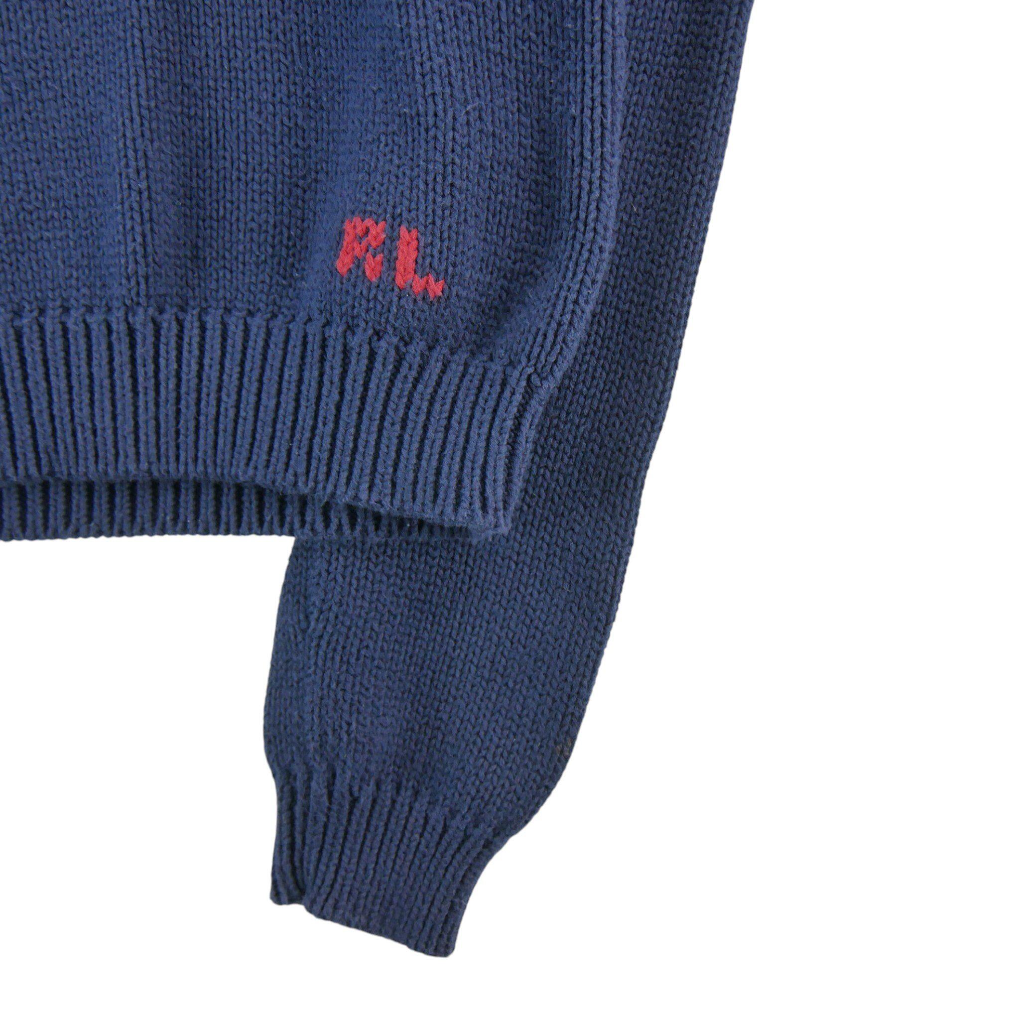Second life - Damski sweter USA Flag RL Navy - Stan bardzo dobry 3/6