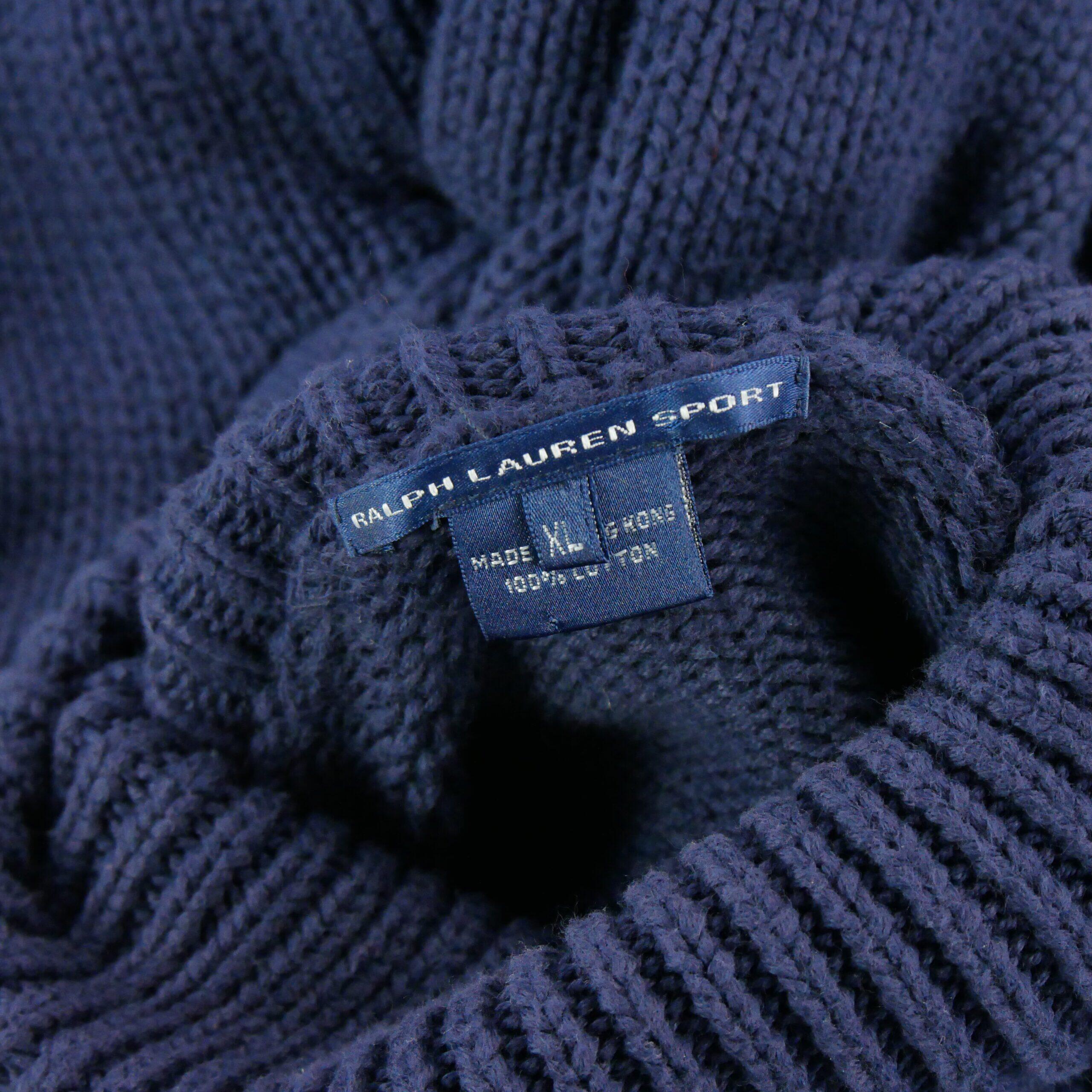 Second life - Damski sweter USA Flag RL Navy - Stan bardzo dobry 6/6