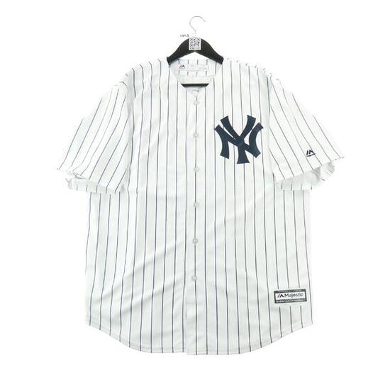 Seconde vie - Maillot Homme MLB New York Blanc - Excellent