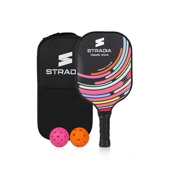 STRADIA “VELOCITY WAVE” Pickleball Set – Carbon Fibre 10mm