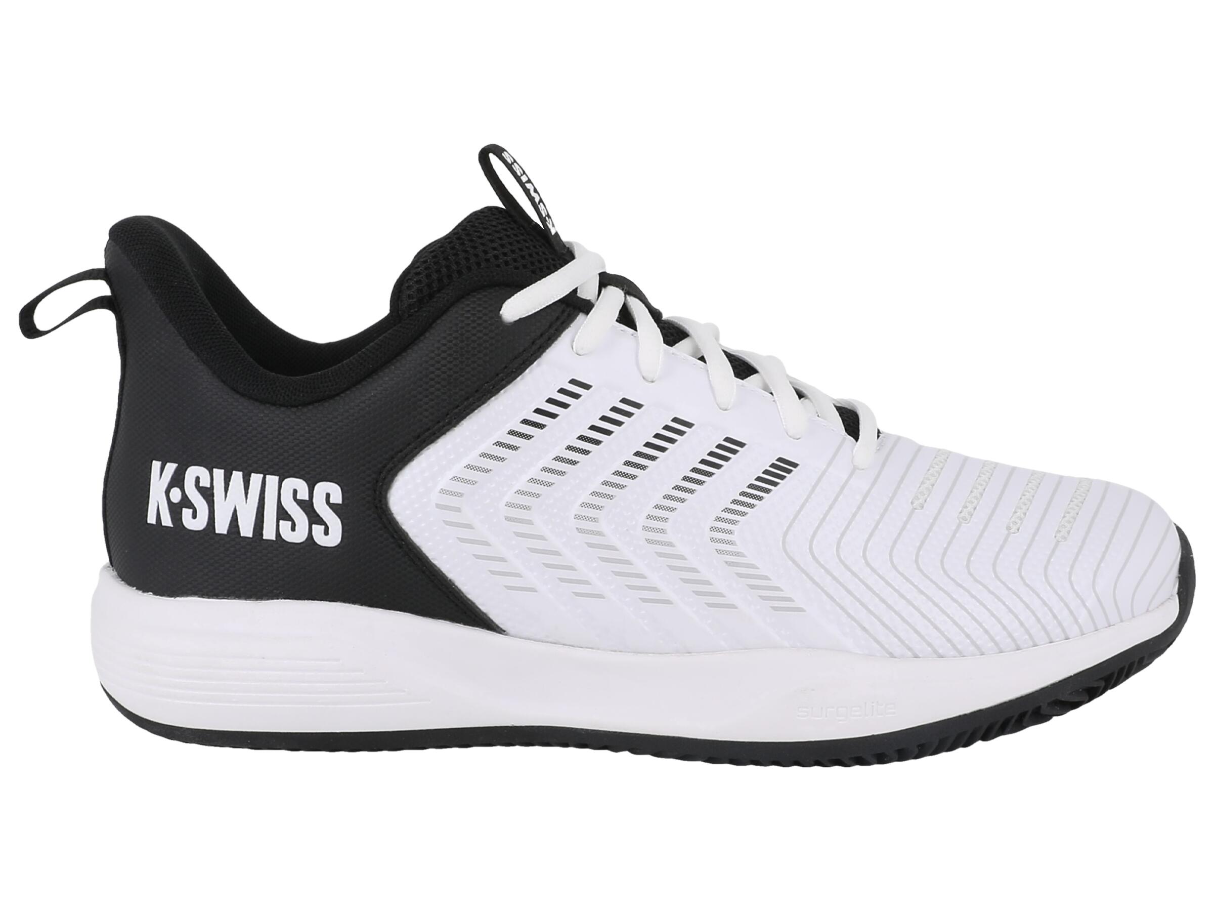 K-Swiss Tennisschuh Ultrashot Light weiß/schwarz - Herren UK 10.0 (EU 44.5) 1/7