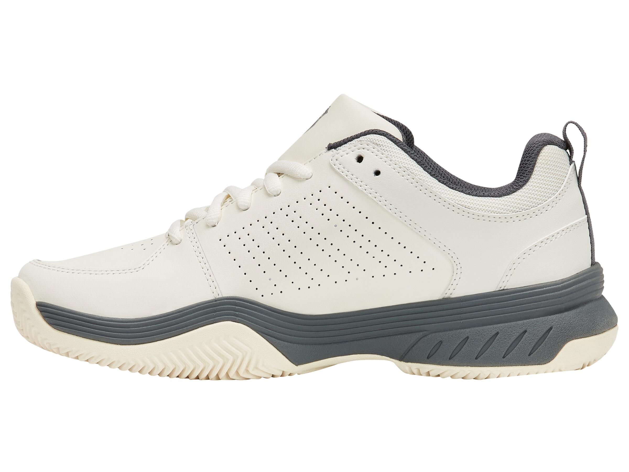 K- Swiss Tennisschuh Court Express 2 Clay creme/grau - Herren UK 12.0 (EU 47.0) 5/7