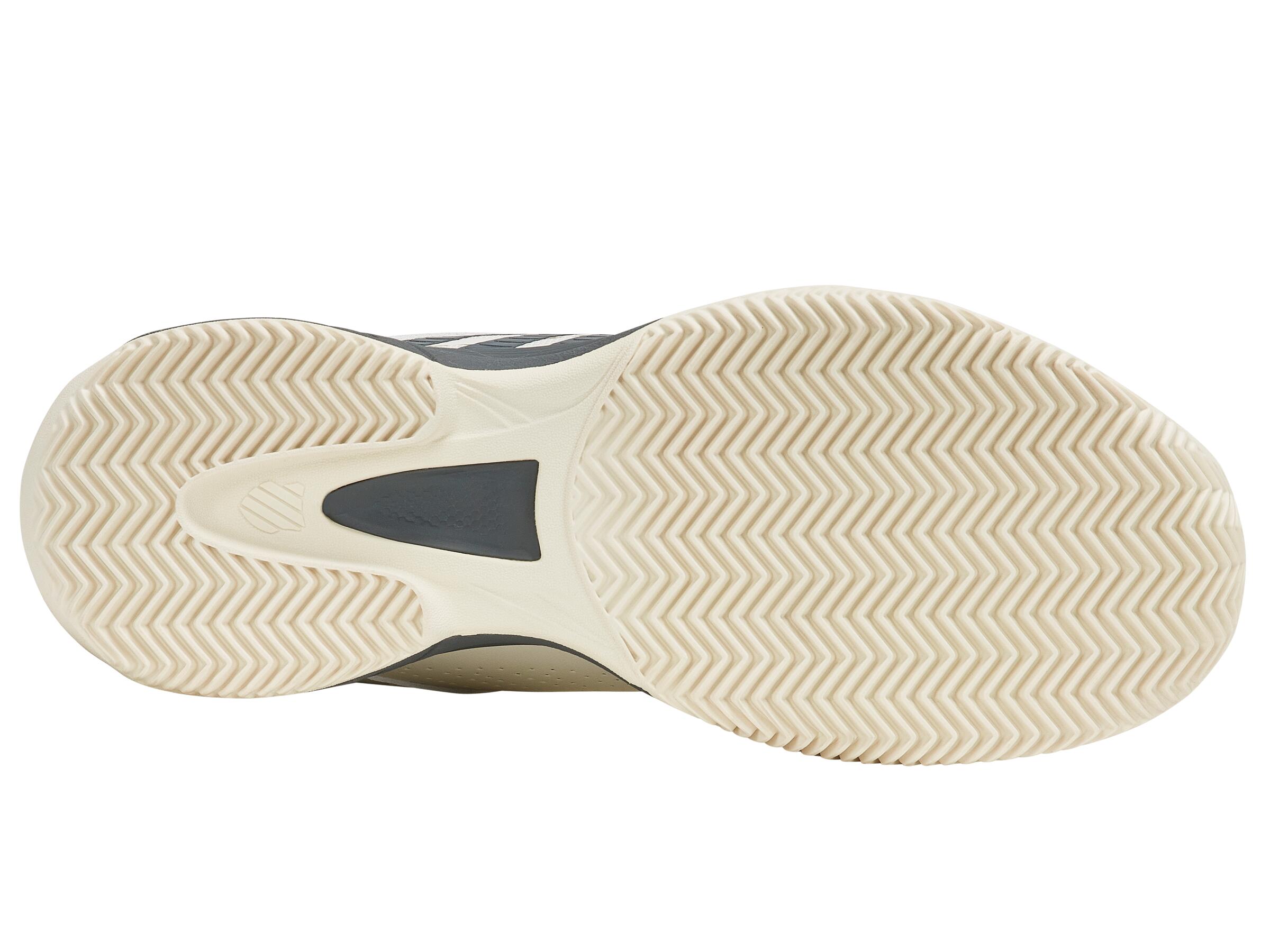 K- Swiss Tennisschuh Court Express 2 Clay creme/grau - Herren UK 12.0 (EU 47.0) 6/7