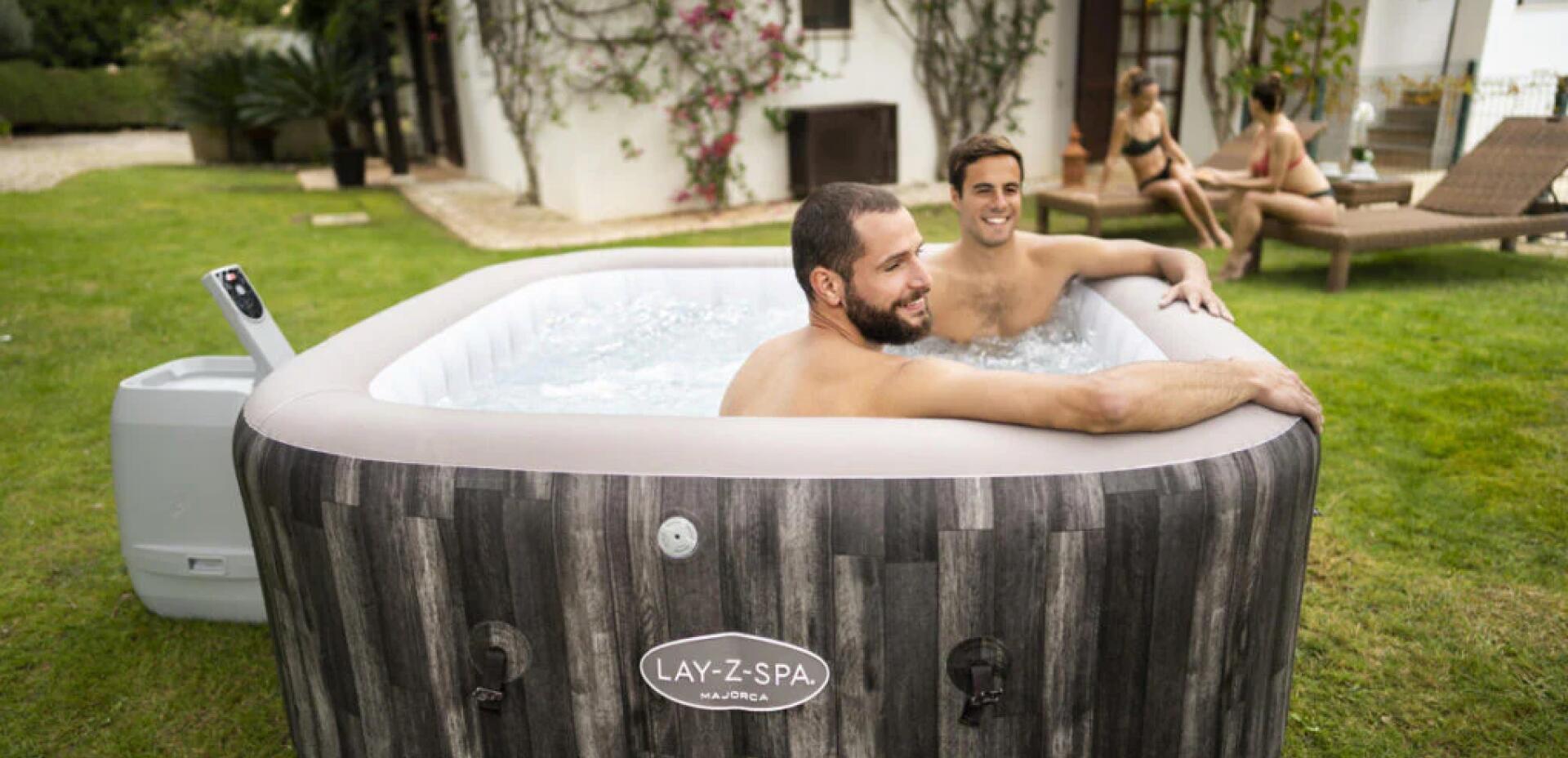 180 x 180 x 71 cm Bestway Lay-Z-Spa Majorca Hydrojet 4/5