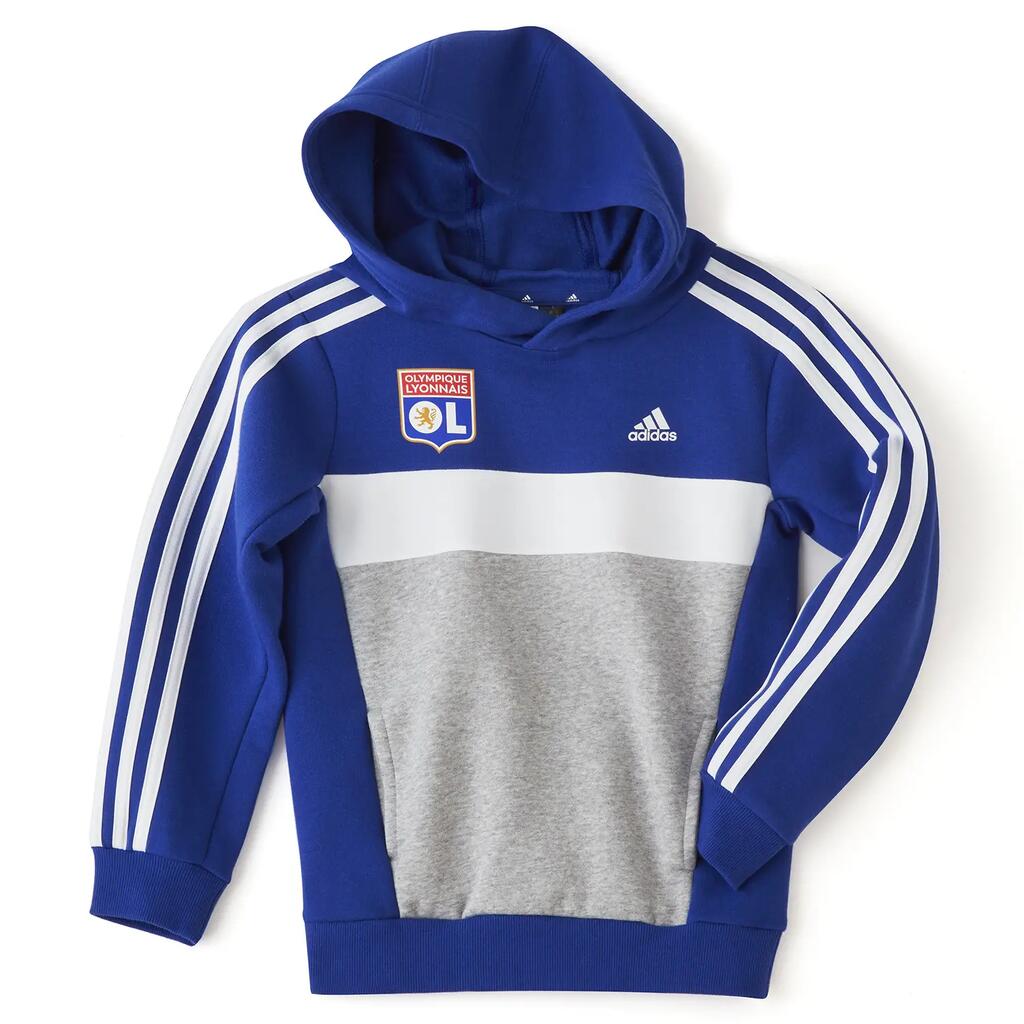 Leeds United Kid's Hoodie Football adidas Blue Hoodie Training Top