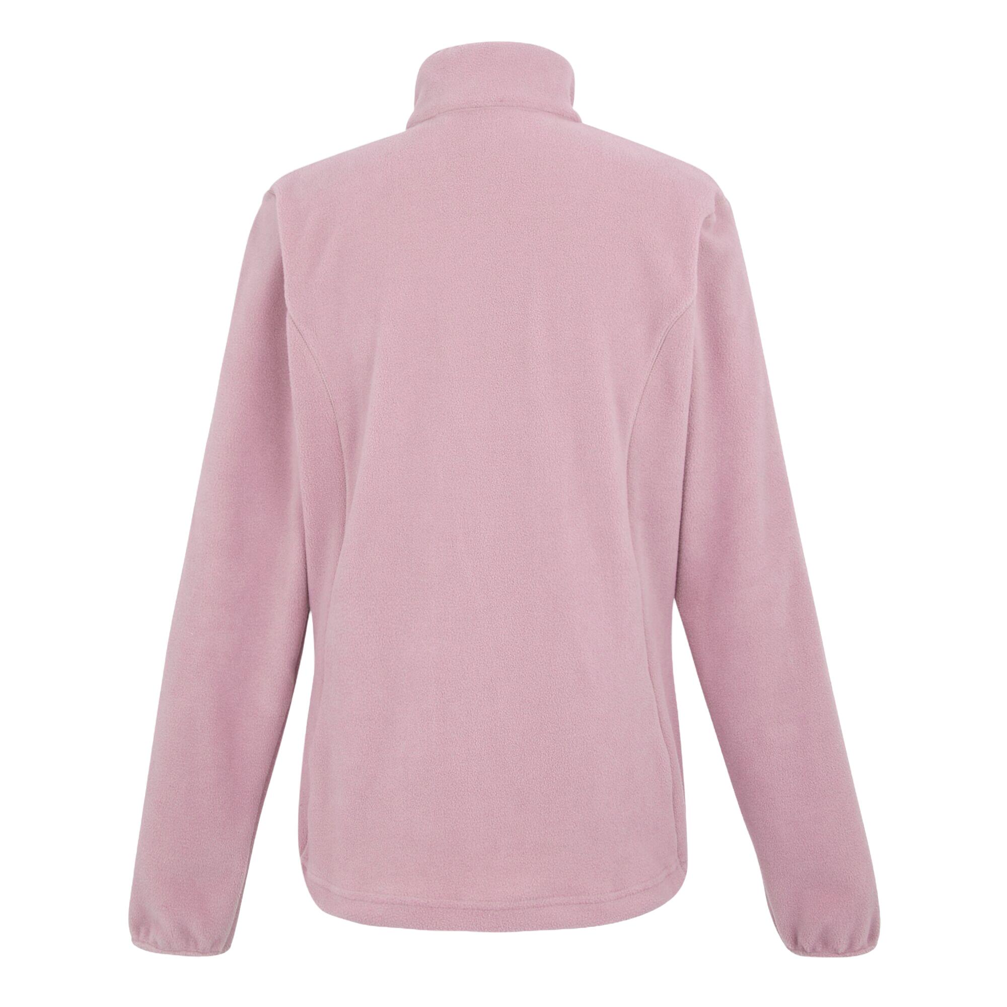 Floreo Iv Fleecevest Dames Lange rits fleece Lilas 3/7
