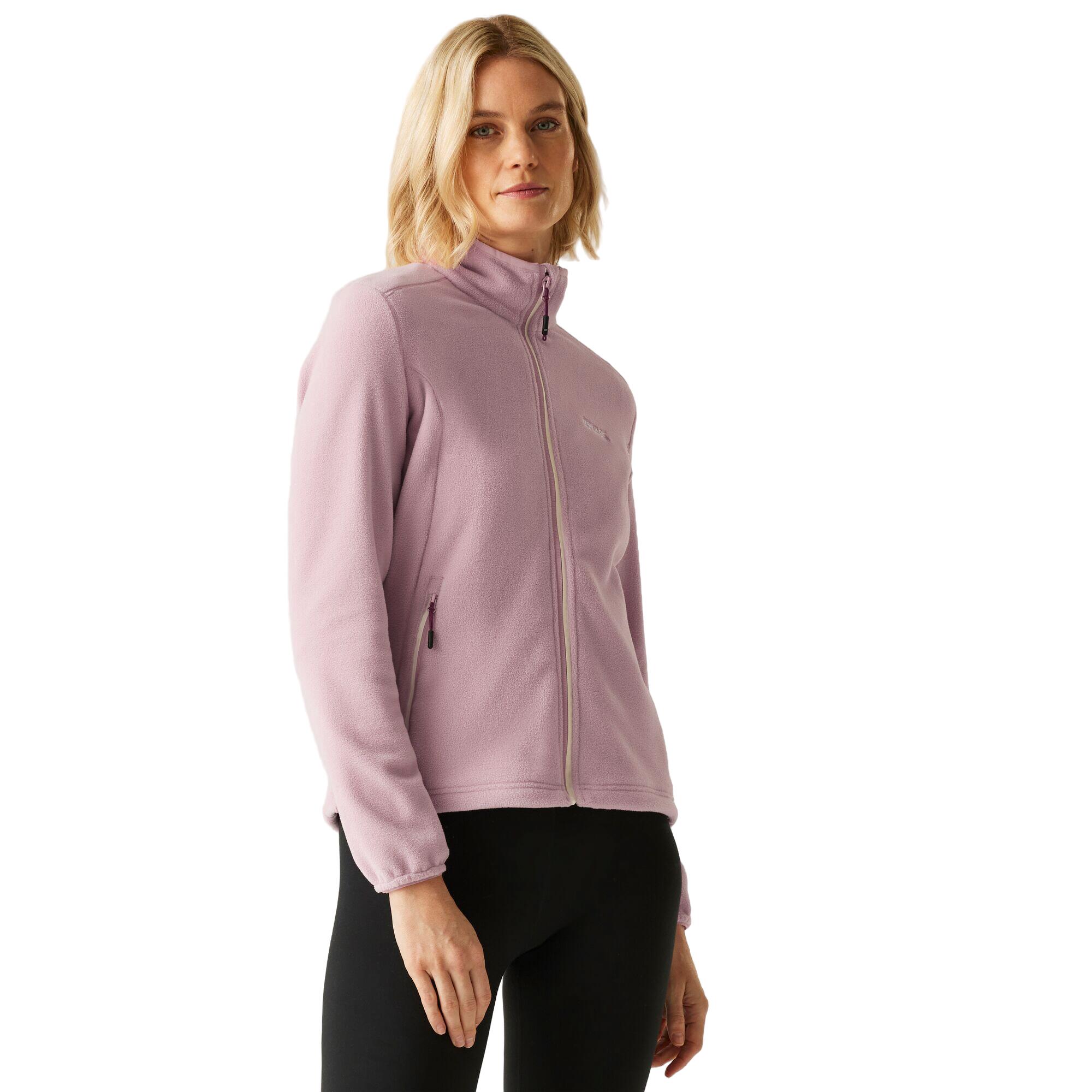 Floreo Iv Fleecevest Dames Lange rits fleece Lilas 5/7