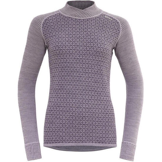 Kvitegga Merino 230 Cross Neck Woman rosa L