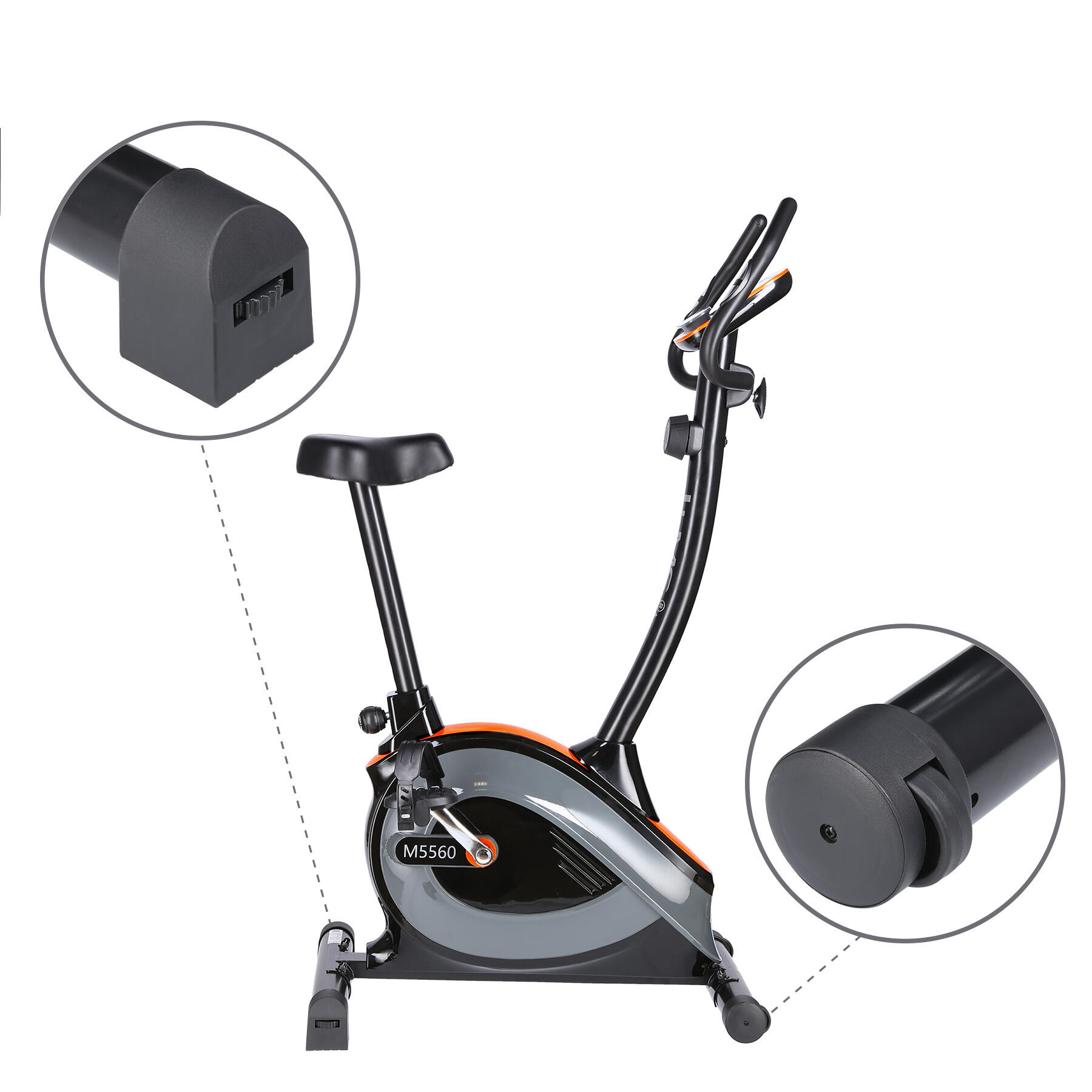 Vélo d'appartement magnétique m5560 HMS 4/7