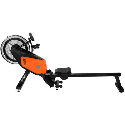 Roeitrainer fitness zp6591 hms luchtweerstand opvouwbaar zwart oranje
