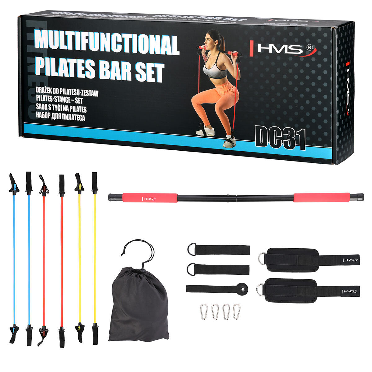 Set avec la barre de pilates dc31 HMS 2/7