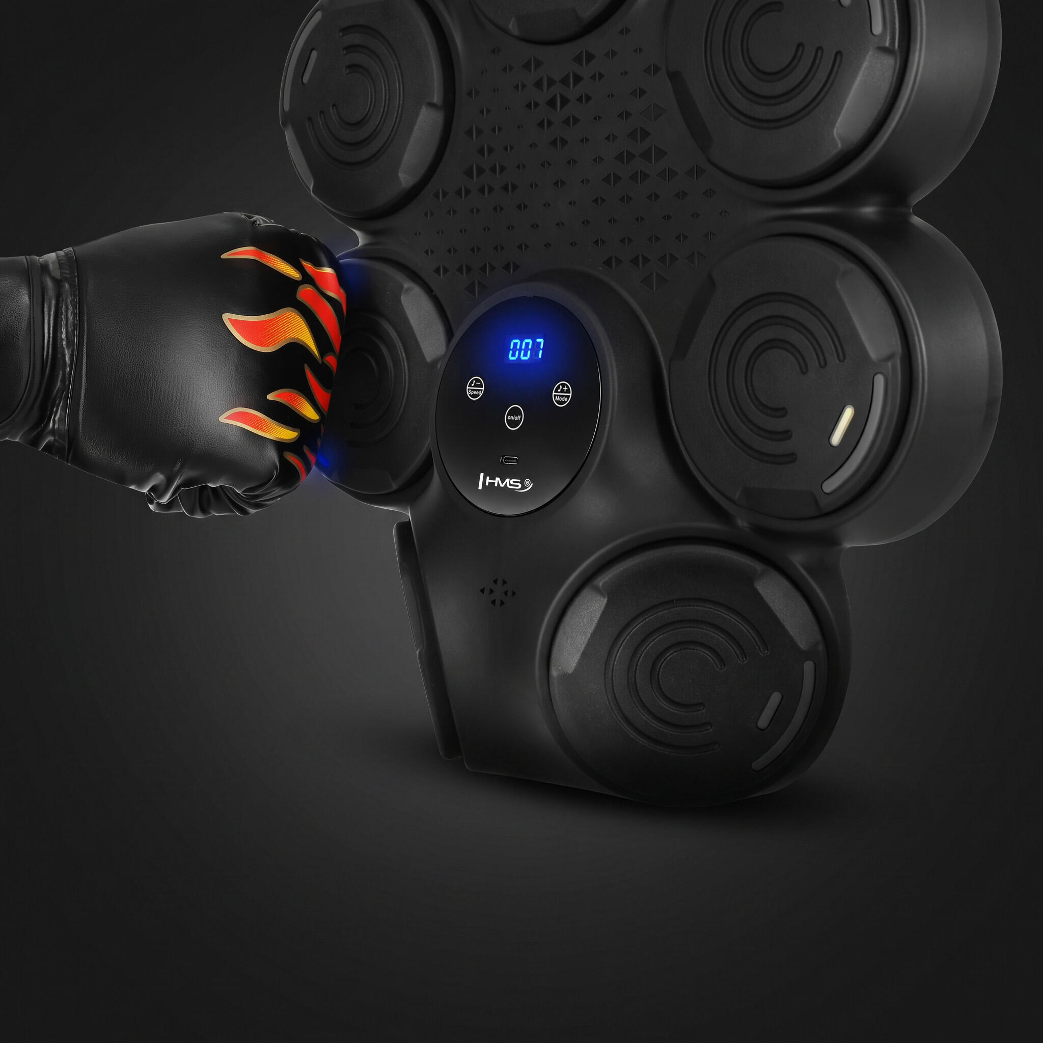 Boîtier électronique avec Bluetooth, musique et gants TB30 HMS 7/7