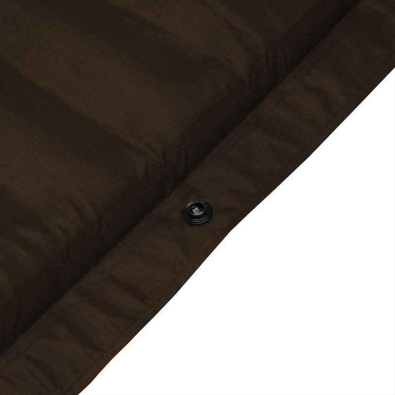 Covoras autogonflabil pentru camping, Nils, PVC, Negru