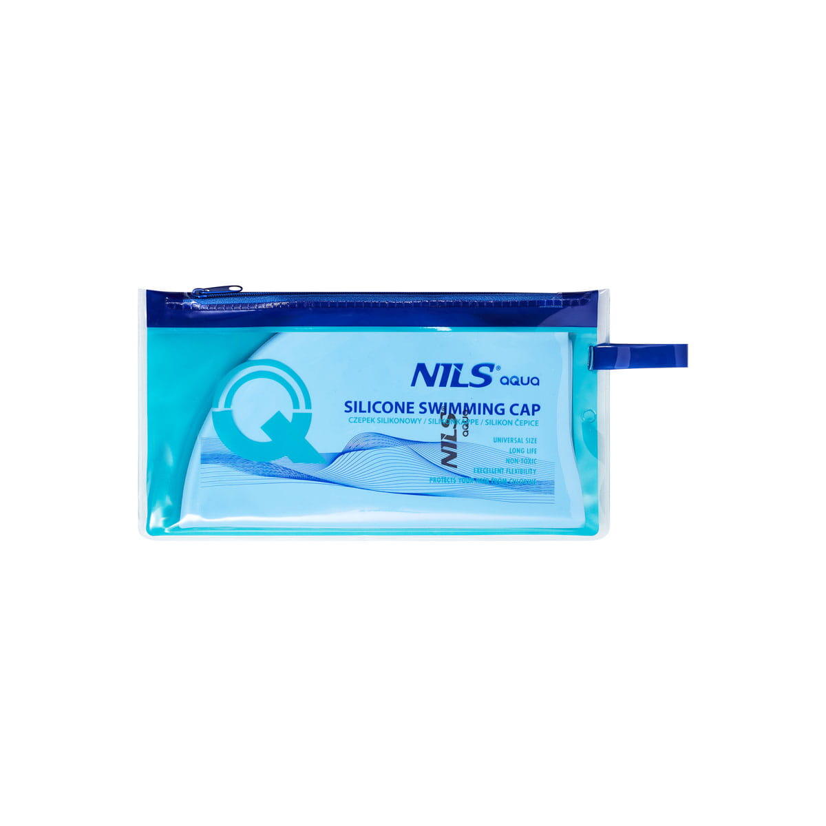 Silikonová čepice NILS Aqua NQC BL01 3/4