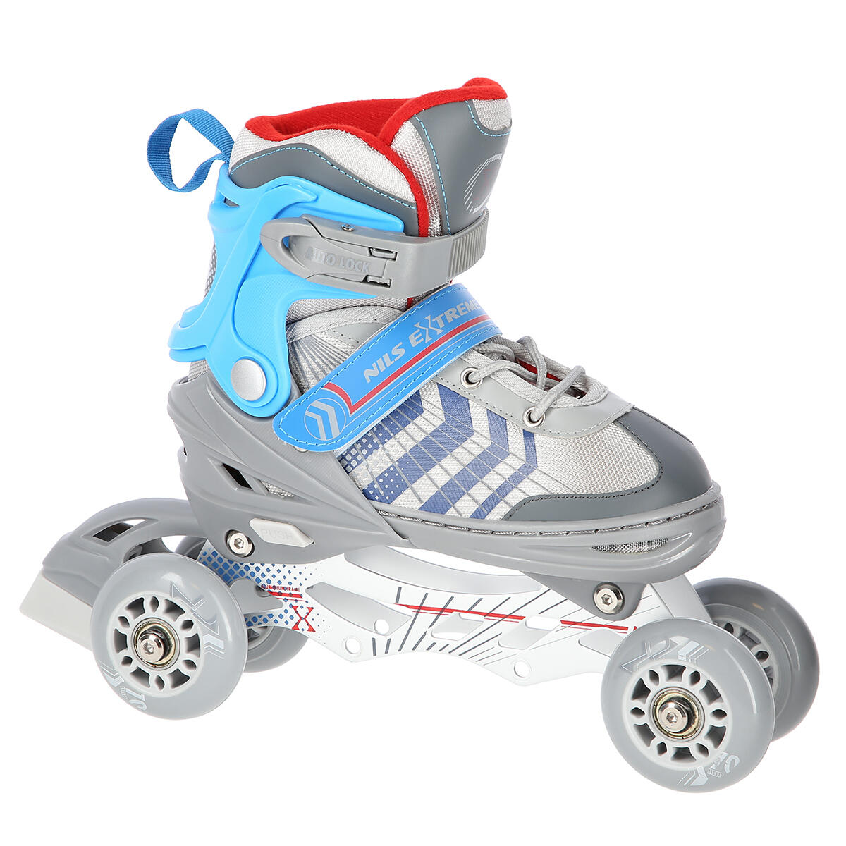 Nils Extreme NH18192 4in3 inline skates met verwisselbare ijshockeyskid 4/7