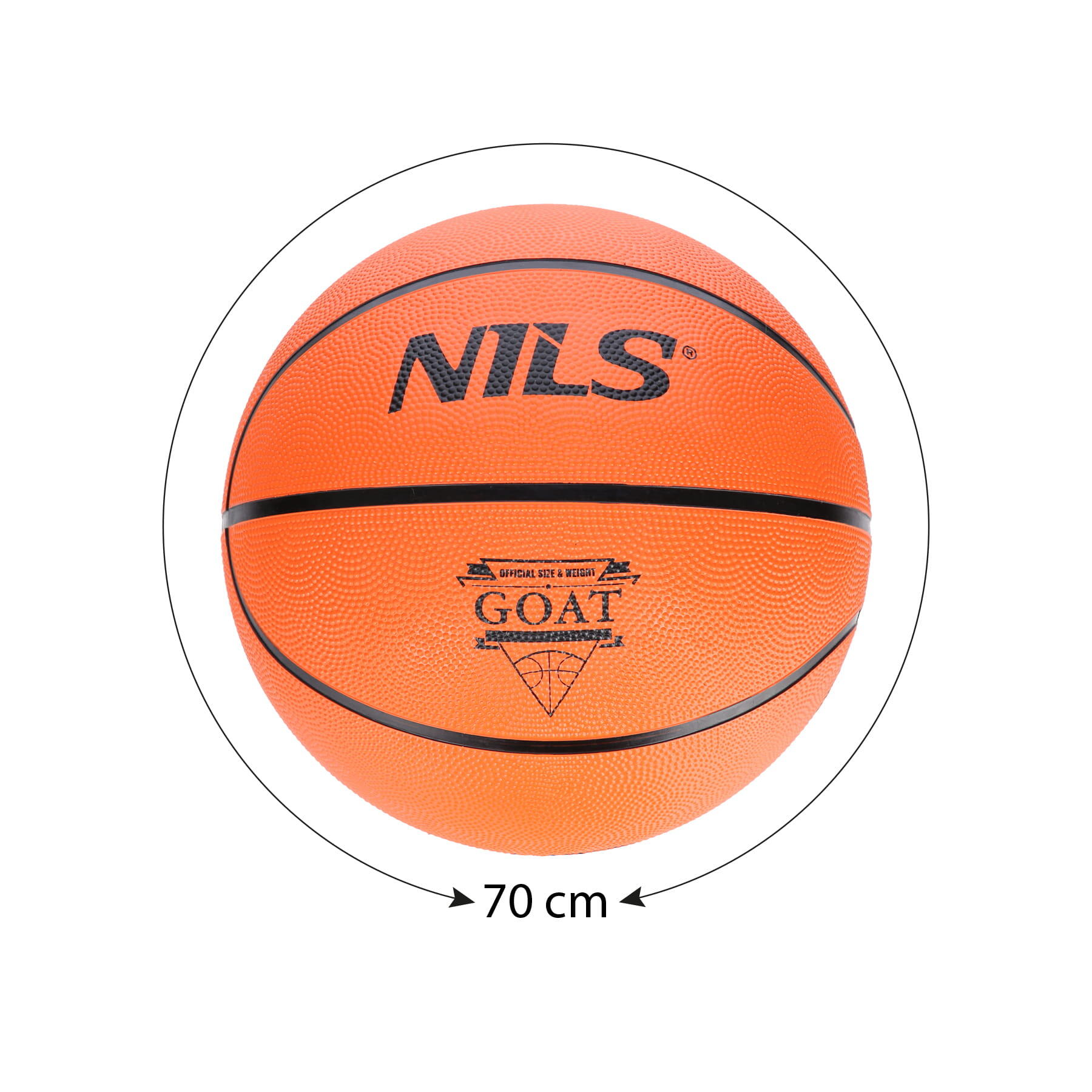 Basketbalový míč NILS NPK252 Goat 5 3/5
