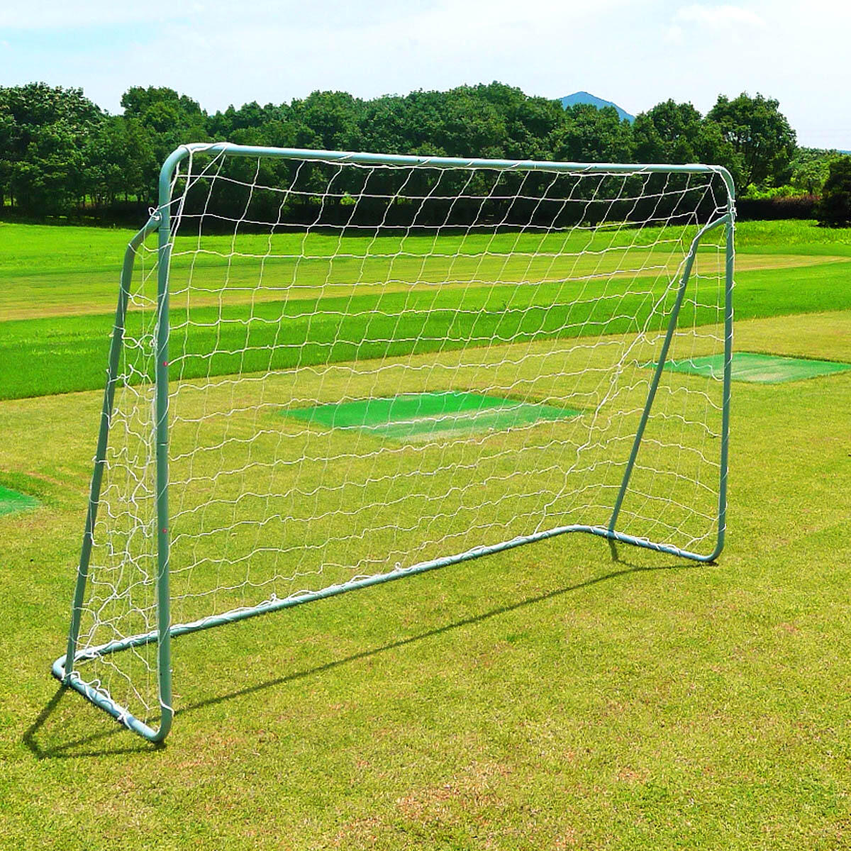 But de football NILS BR240 240 × 150 cm avec filet et cadre en acier 2/5
