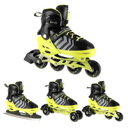 Patin à glace avec lame de hockey interchangeable 4 en 1 NH18190 Nils Extreme