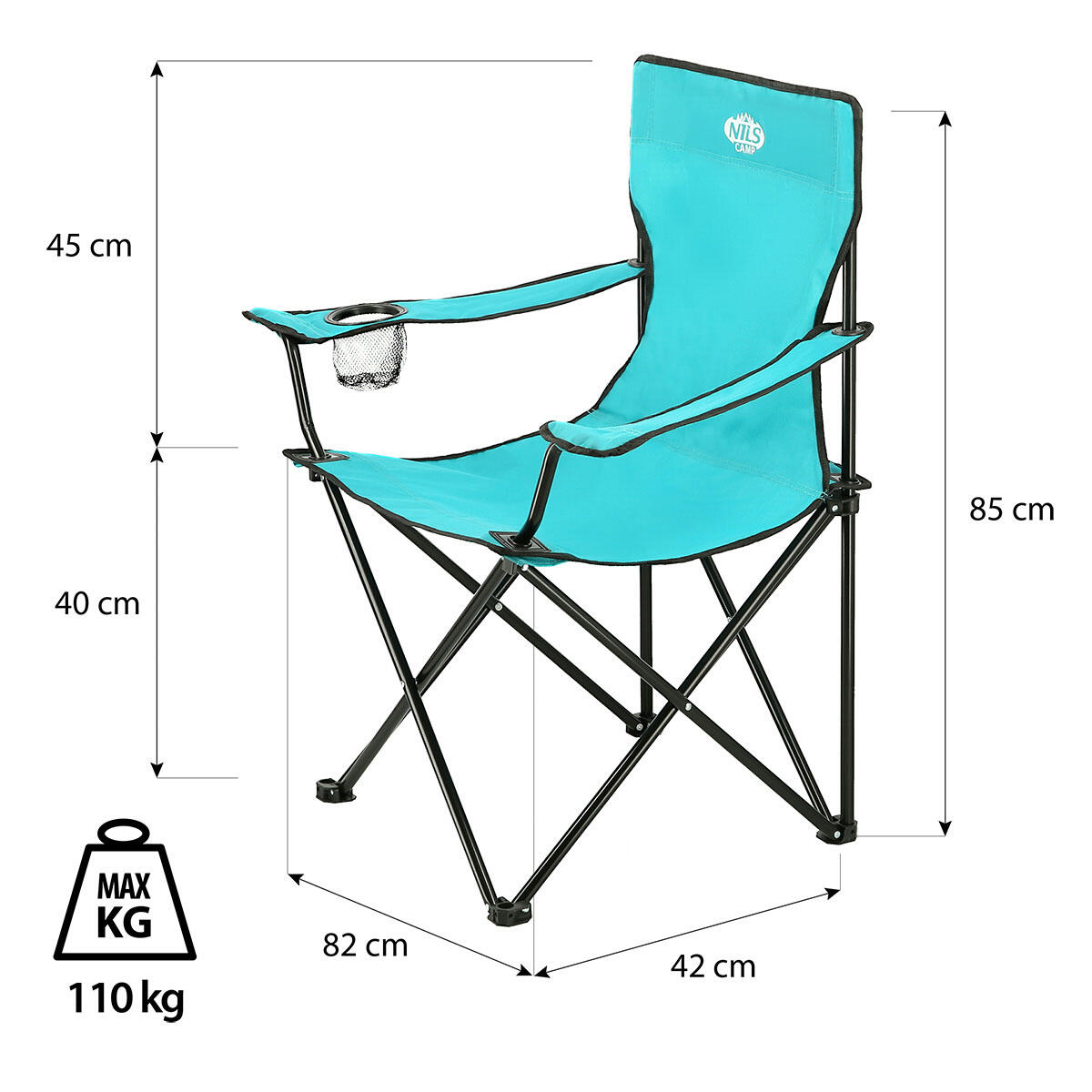 Campingstuhl Nils Camp NC3044 2/7