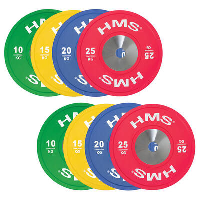 Set olympische bumperplaten hms tbr profi set