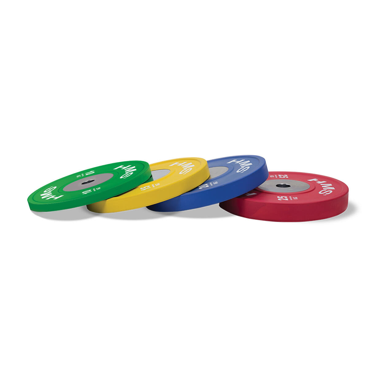 Set Olympische bumperplaten HMS TBR PROFI SET 4/7
