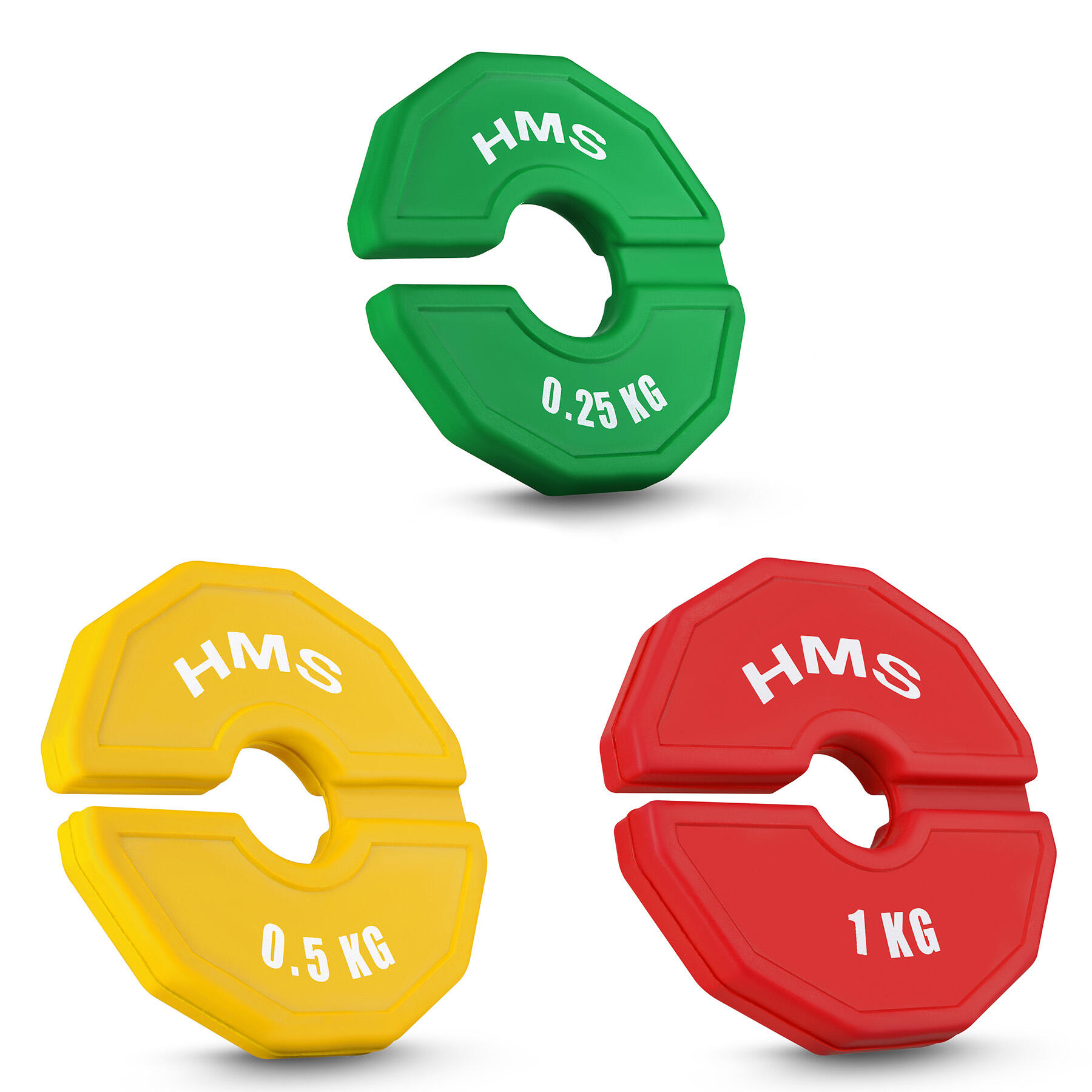 Sada progresivních přídavých kotoučů HMS TSN 2 x 0,25 - 1 kg 3/7