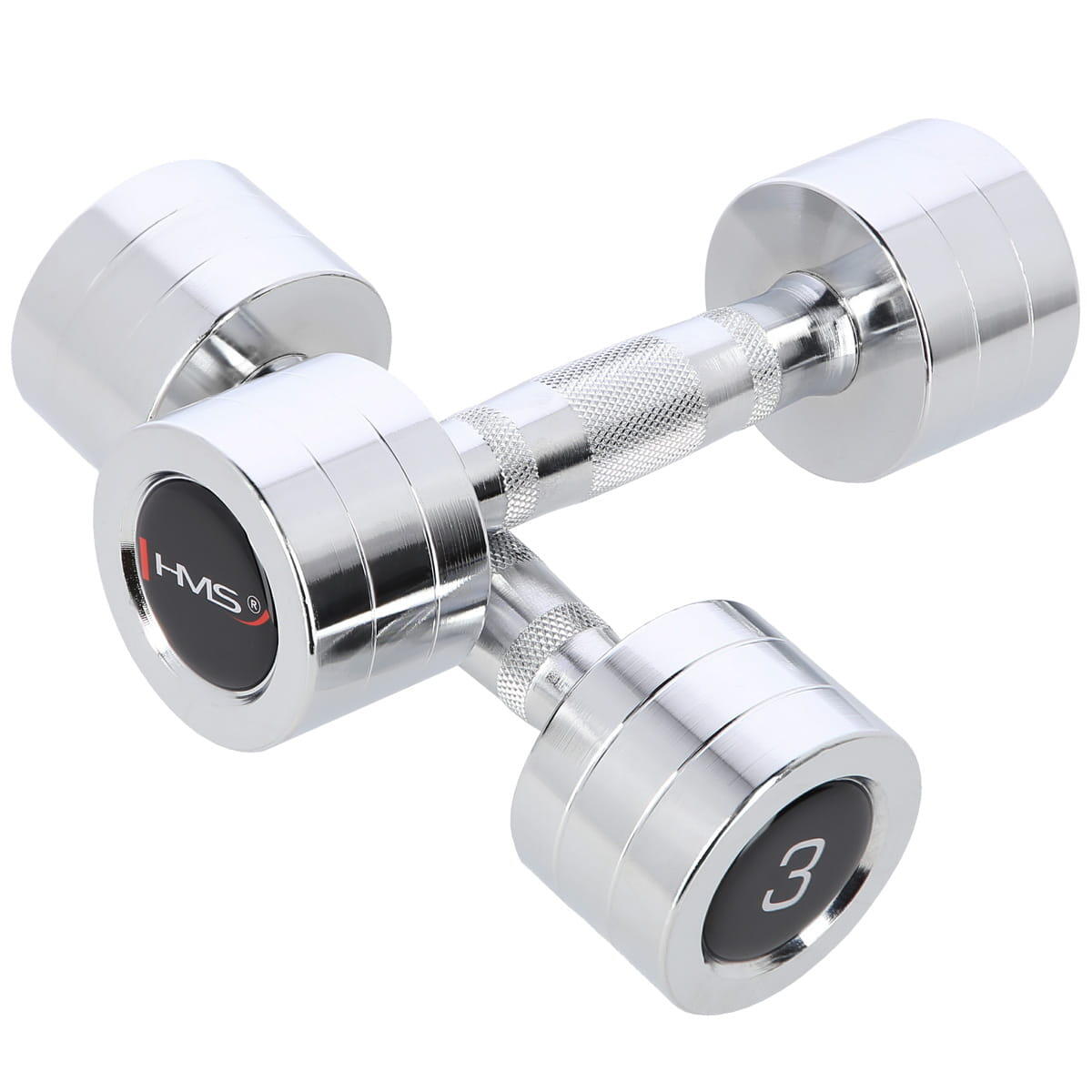 Chrom Kurzhantel Set - 2 x 3 kg 4/7