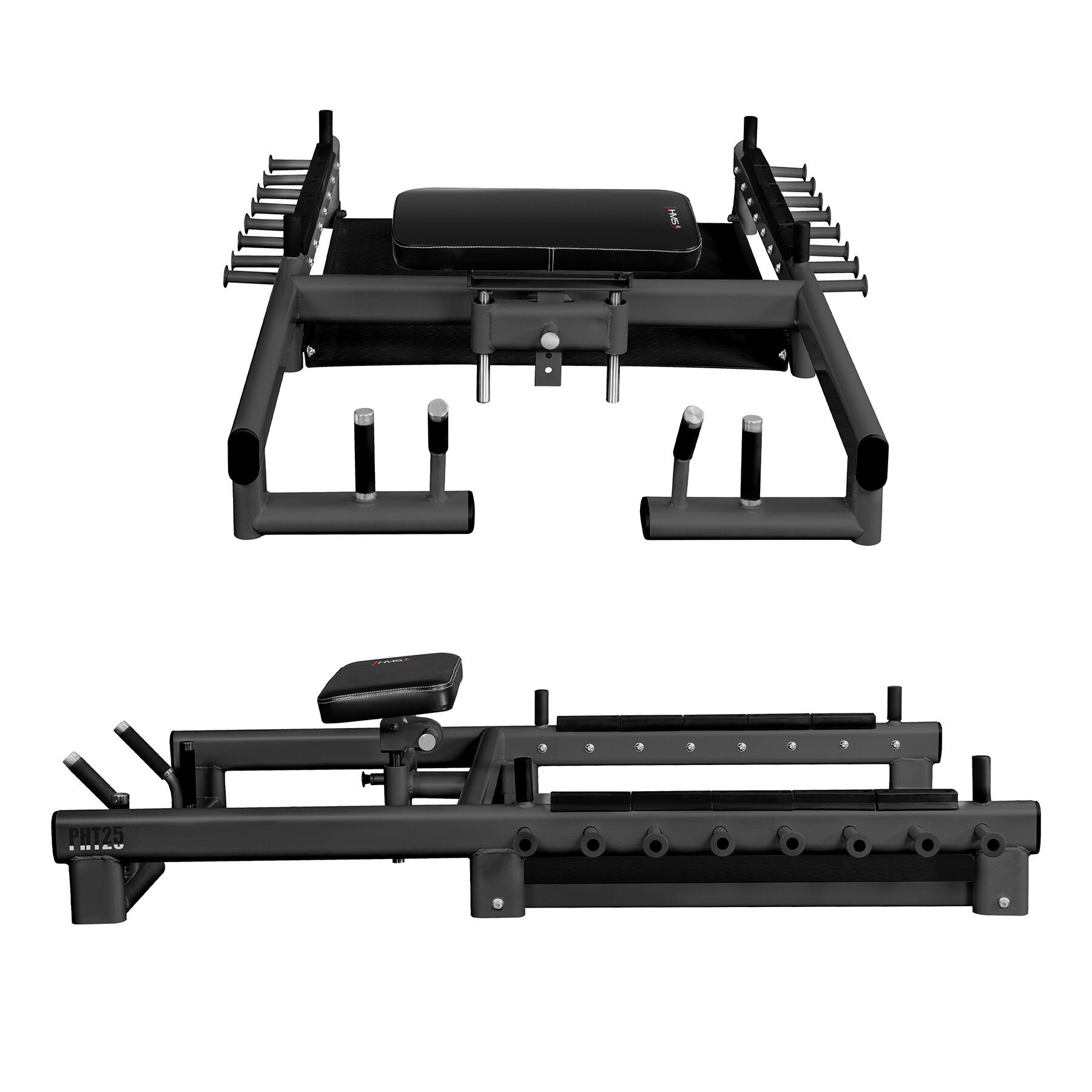 Platforma do ćwiczeń mięśni pośladków hip thrust i martwego ciągu PHT25 HMS 5/7