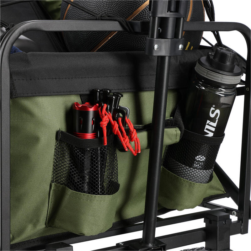Cărucior pliabil de camping 150 l, 100 kg, cu mâner telescopic NILS CAMP NC2602