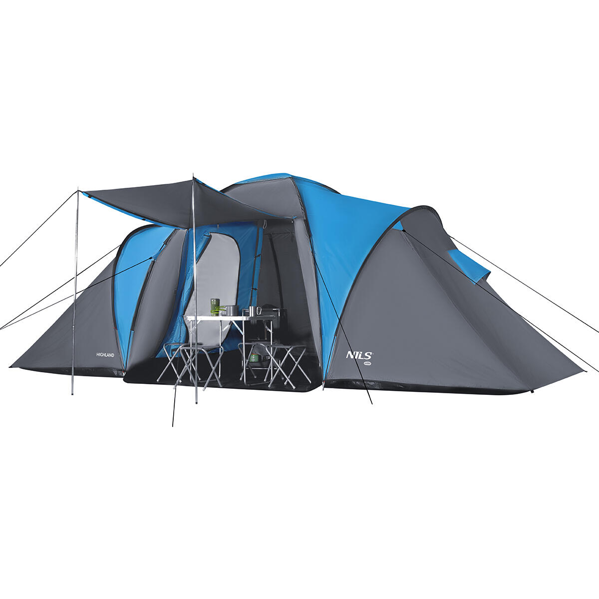 Tente de camping randonnée 6 personnes HIGHLAND NILS CAMP NC6031 7/7