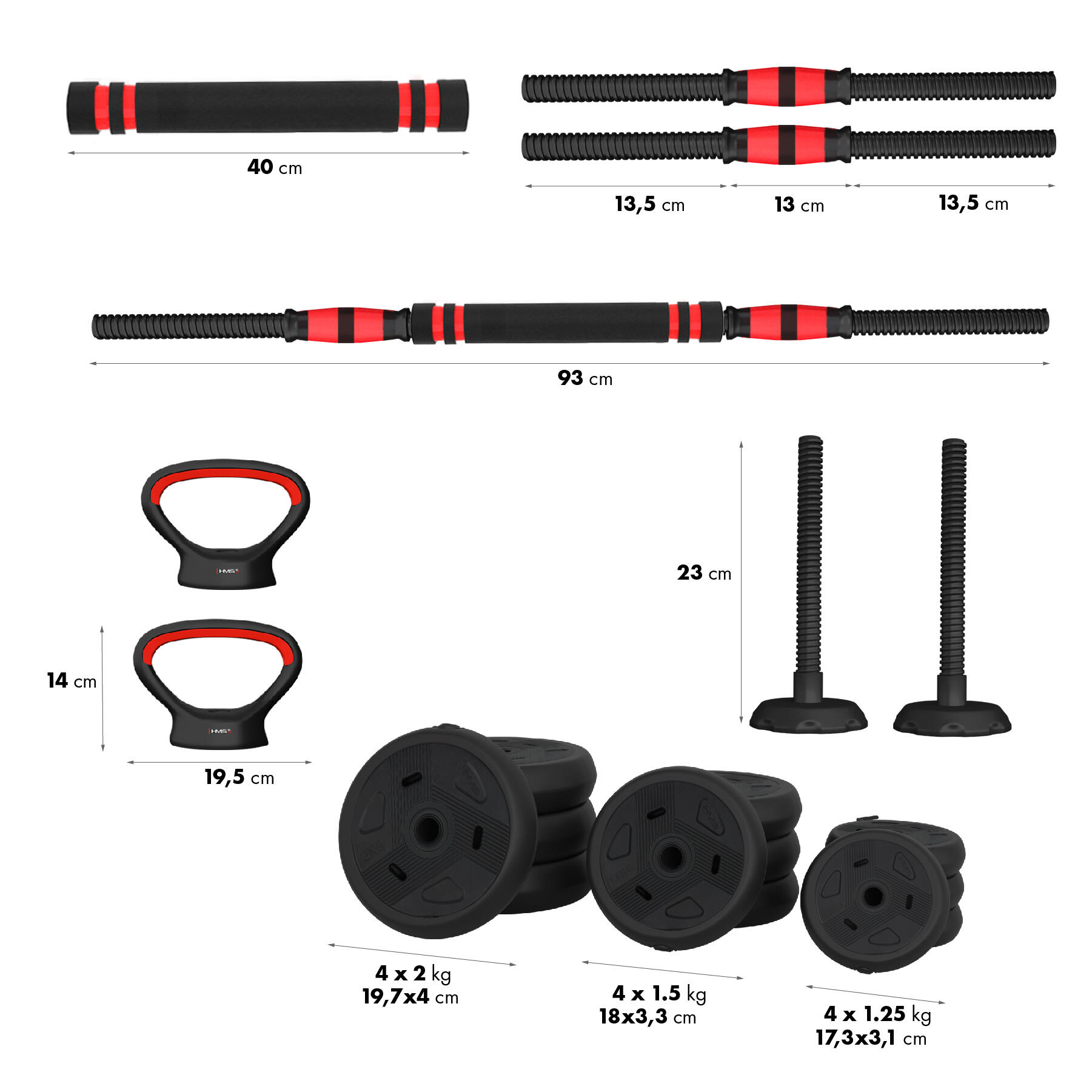 Set d'entraînement de force 6-en-1 - 20 kg 4/7